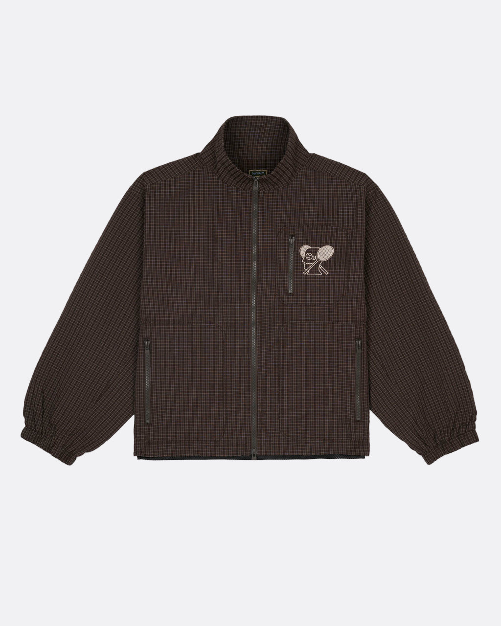 Brain Dead | Buy Equipment Tennis Zip Jacket - Black online | Good