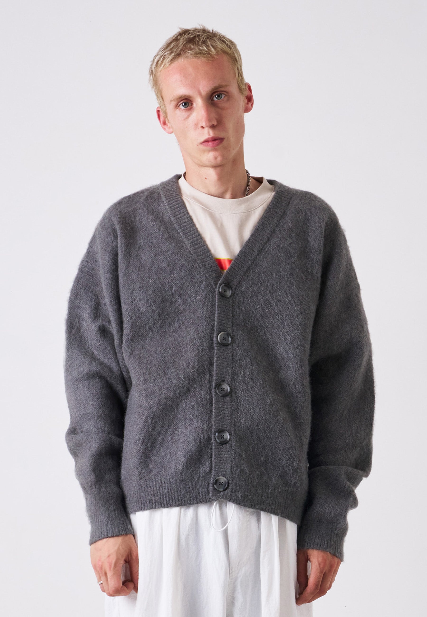 CANDICE | Buy CFY Mohair Cardigan - Grey online | Good As Gold, NZ