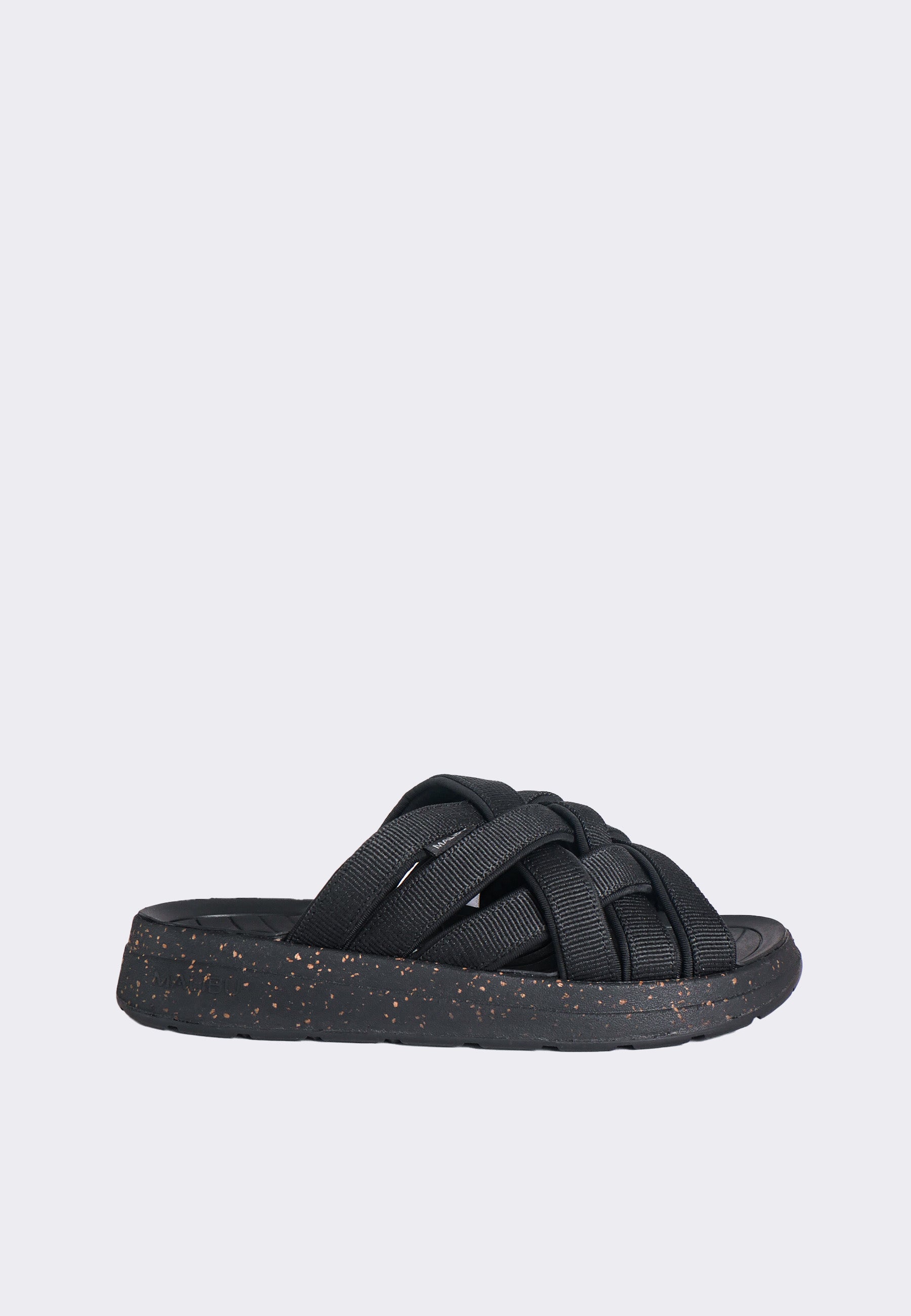 Malibu Sandals Zuma LX Black Suede Crepe Rubber Sz 9 Malibu Zuma LX Recycled Sandal – The Good Wolf Lifestyle Co main image 4