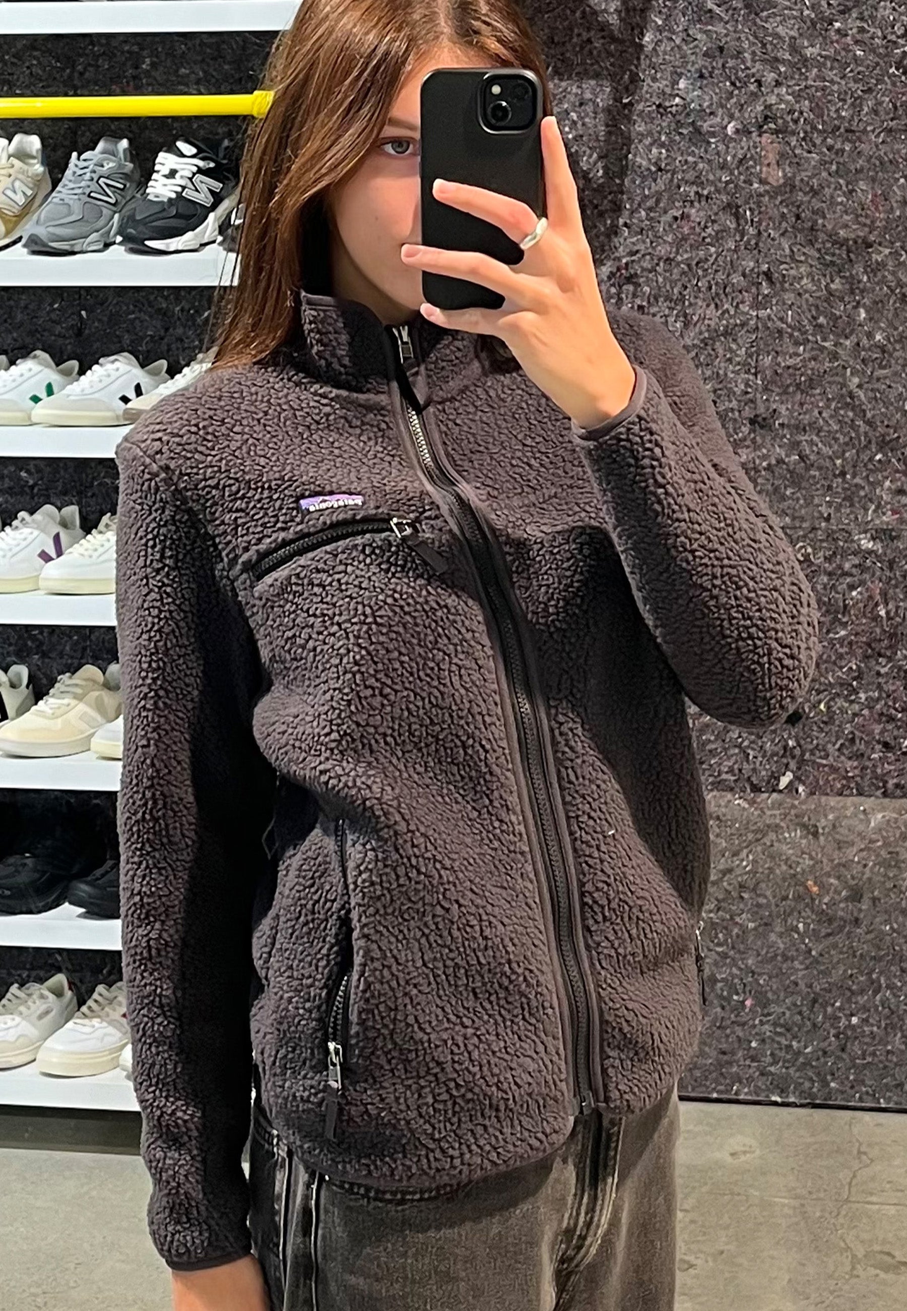 Patagonia Buy Women's Retro Pile Jacket Ink Black online Good As  Gold, NZ