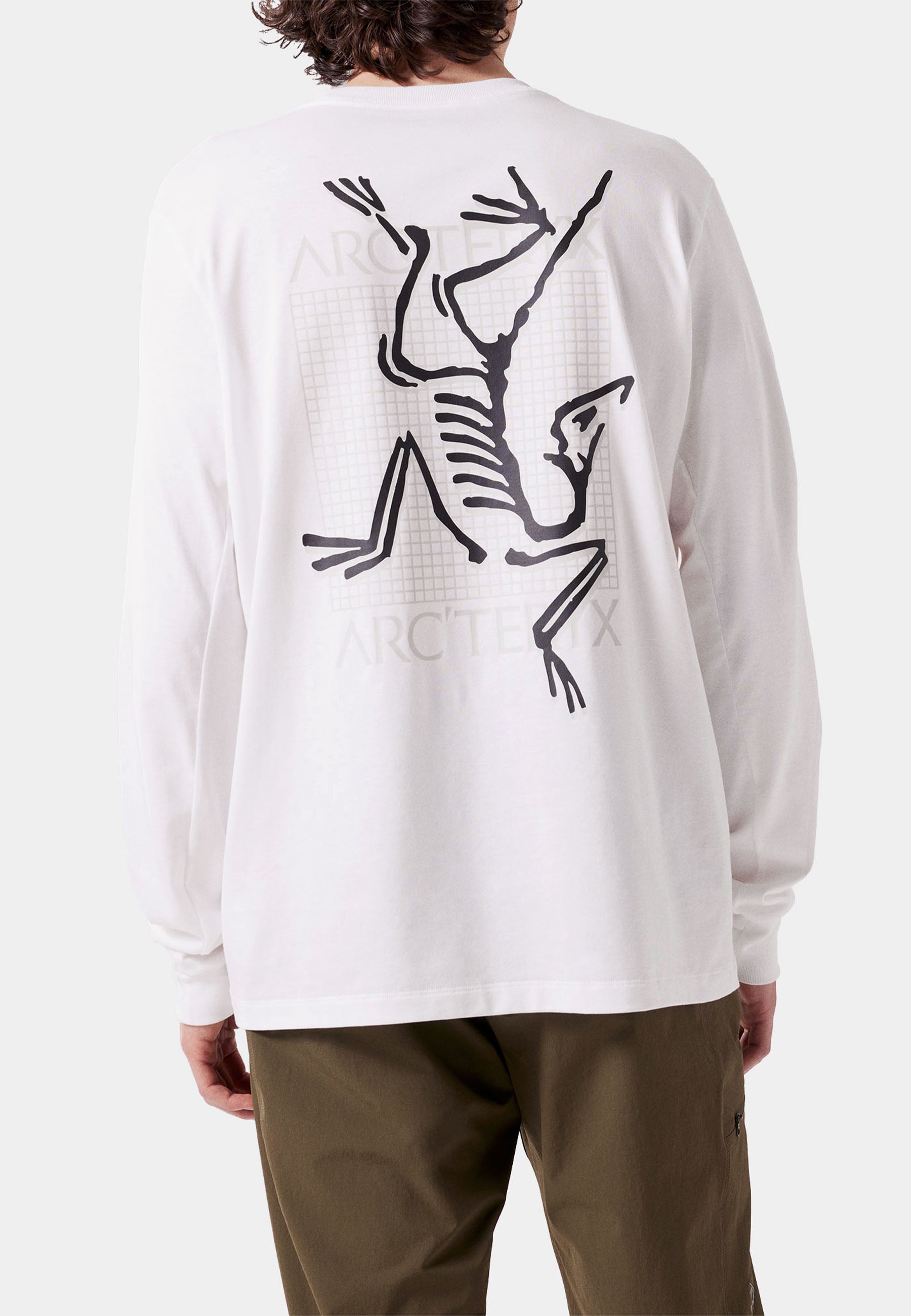 Arcteryx Buy ArcMulti Bird Logo LS Shirt White Light online Good As Gold, NZ
