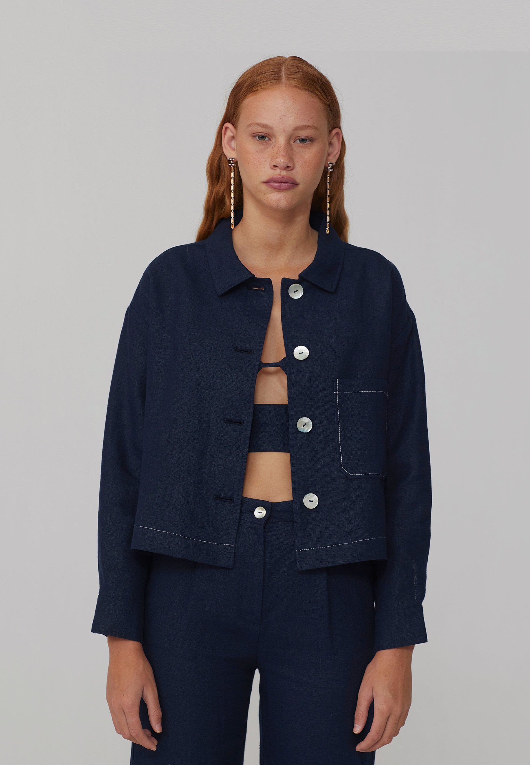 Paloma Wool | Buy Berlin Jacket - dark navy online | Good As Gold, NZ
