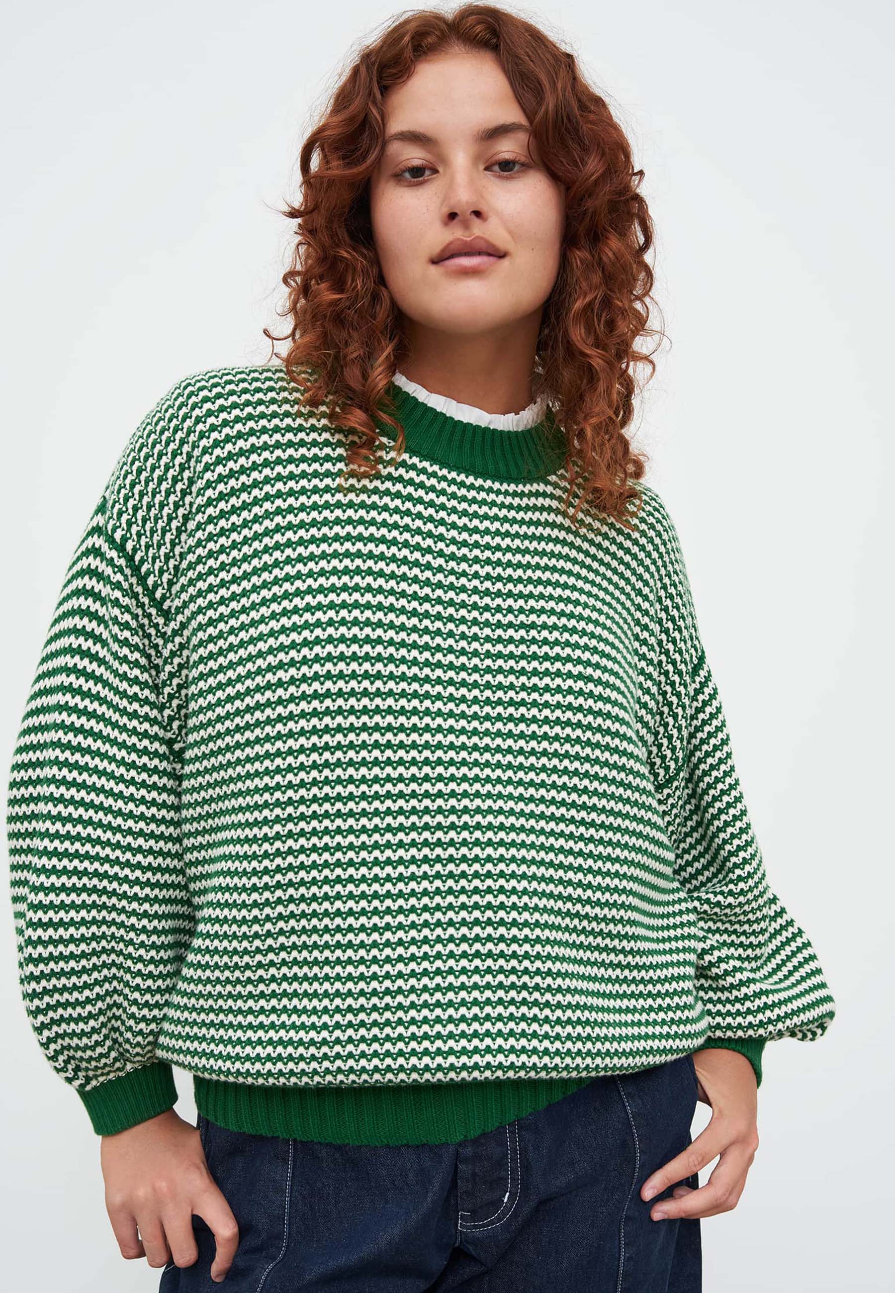 Kowtow Buy Ziggy Jumper Evergreen online Good As Gold NZ
