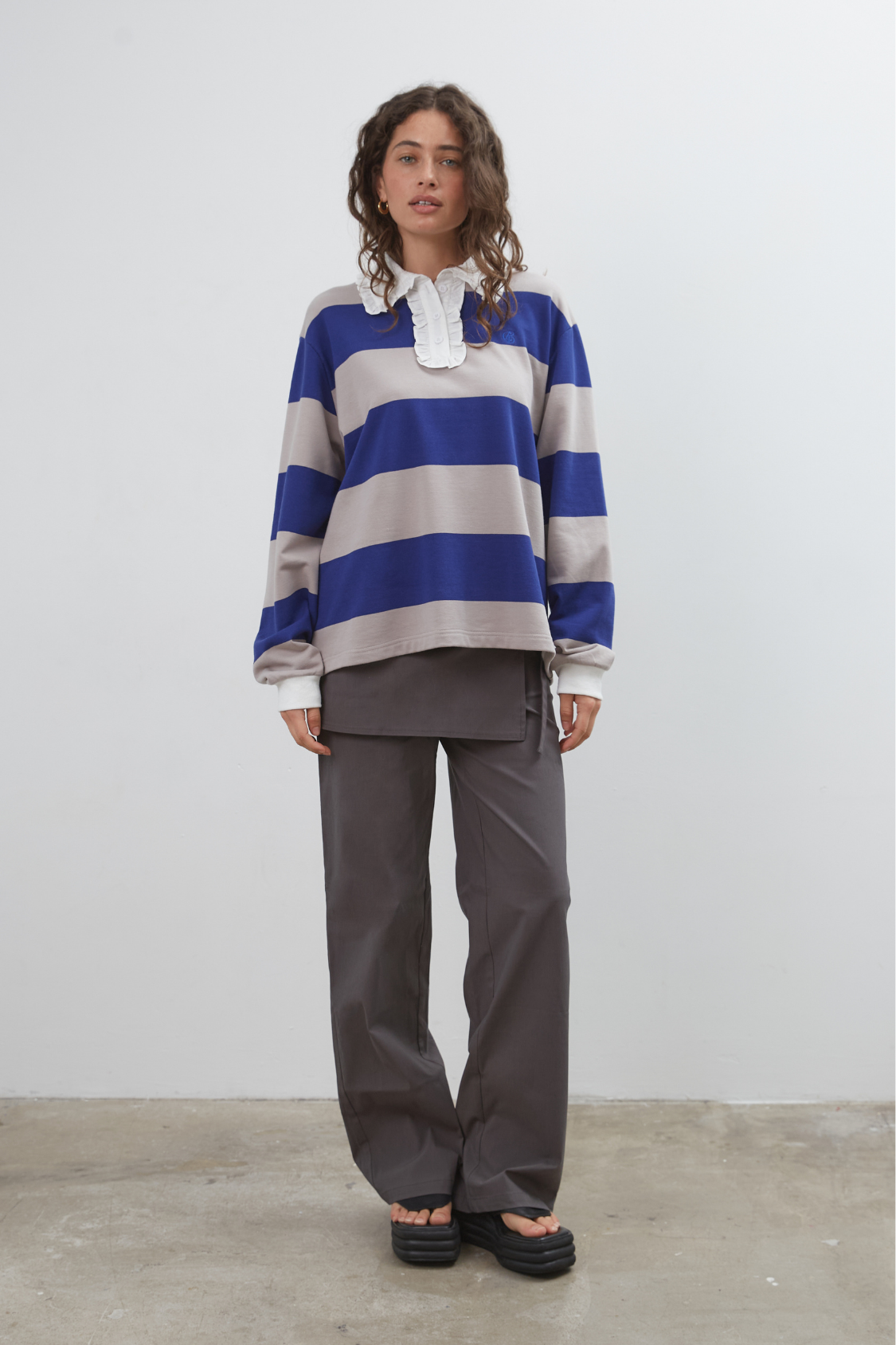 Fifi Layered Trousers - Taupe