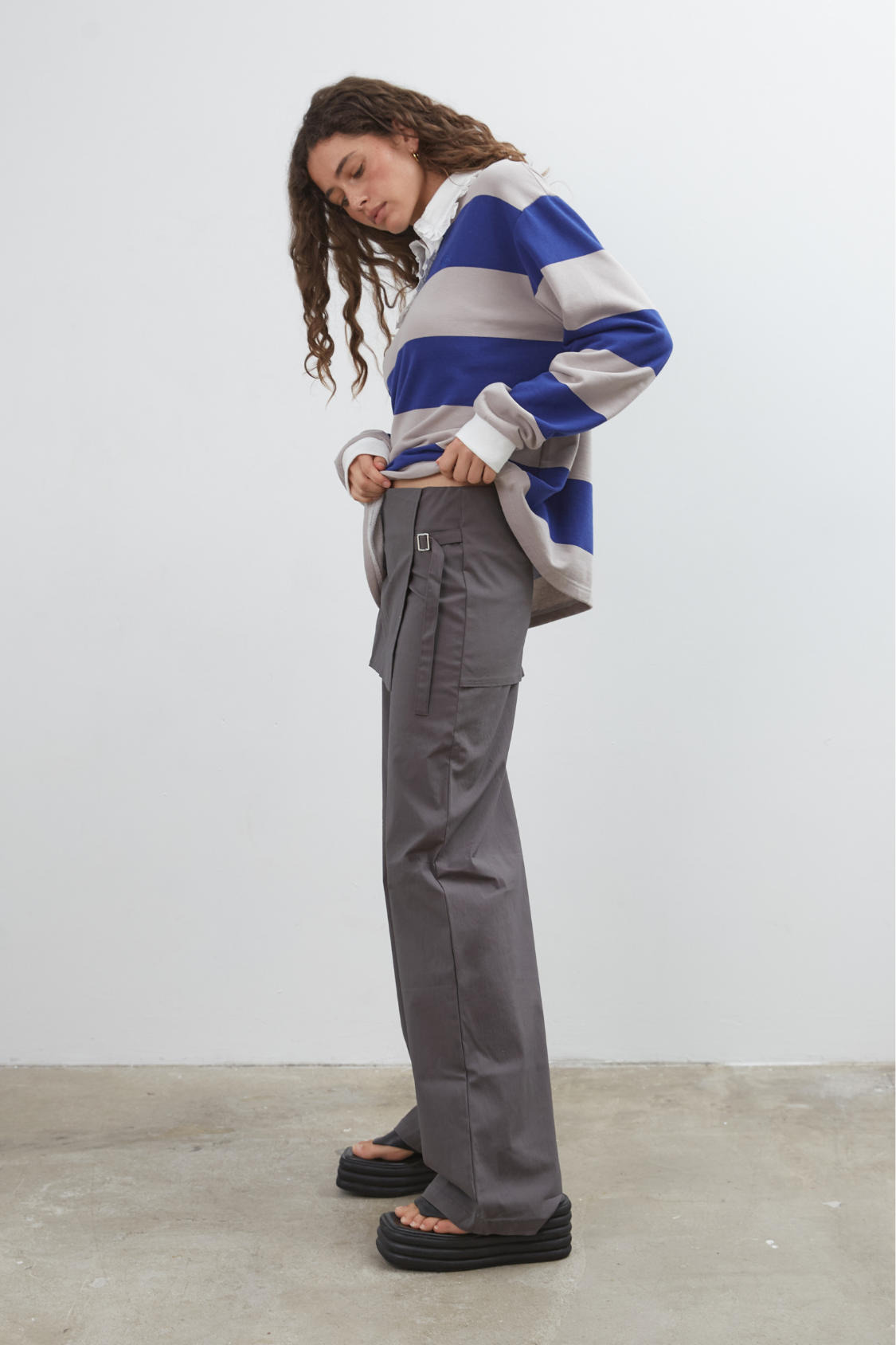 Fifi Layered Trousers - Taupe