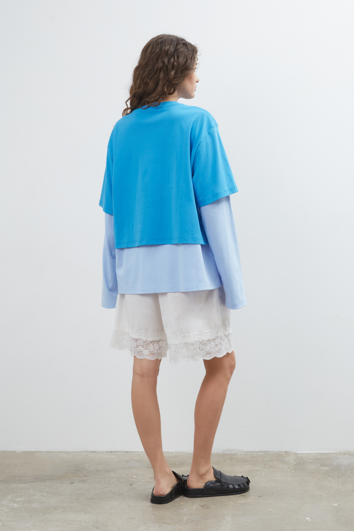 Blue Crush LS T-shirt - Bright Blue