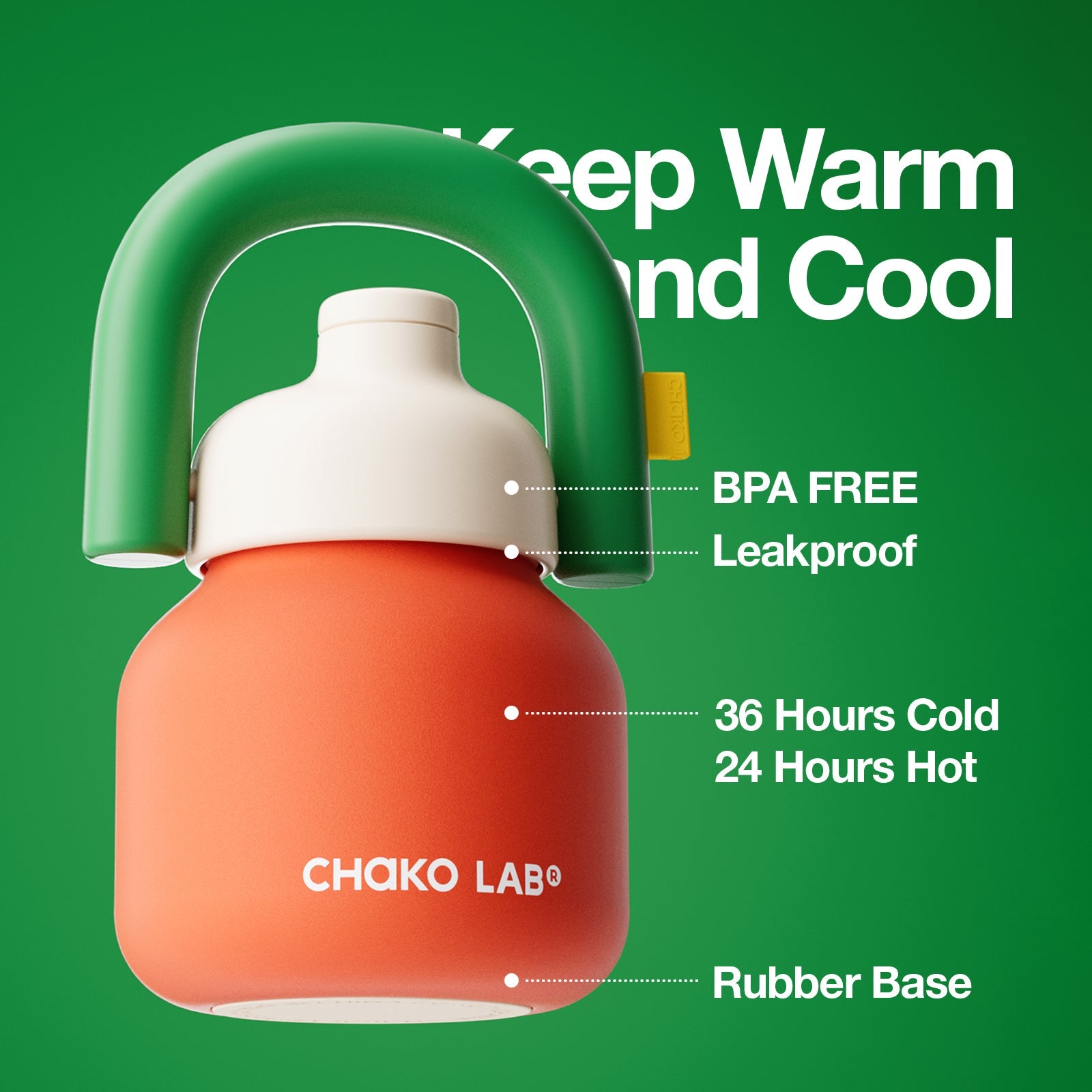 Linlin Kettle Water Bottle - Ceramic Coating - Jingle Bell