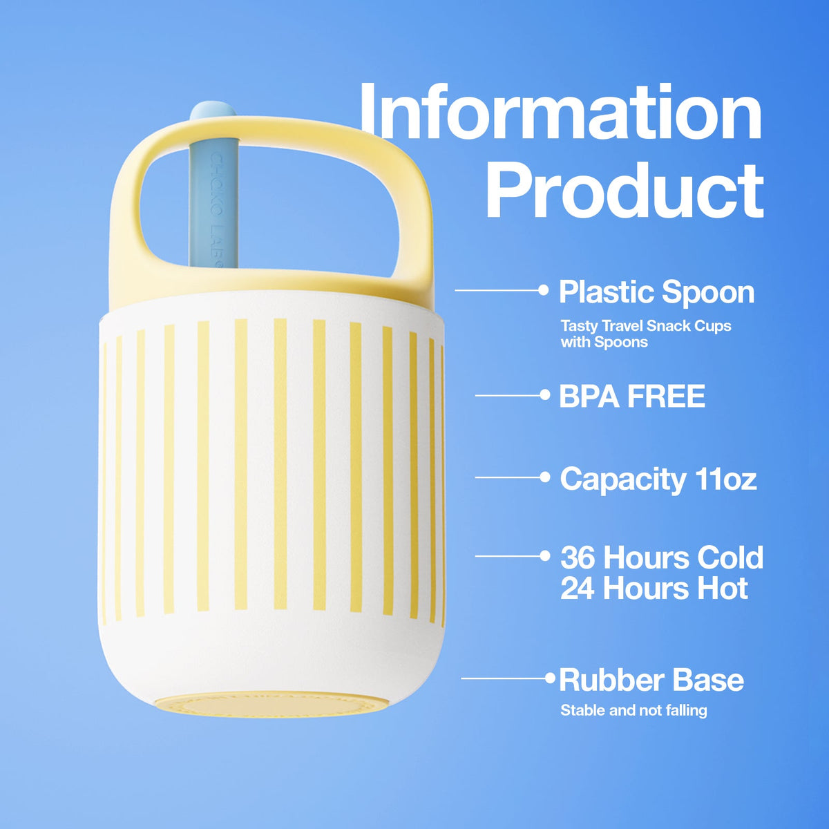 Bao Bao Cup - White/Yellow