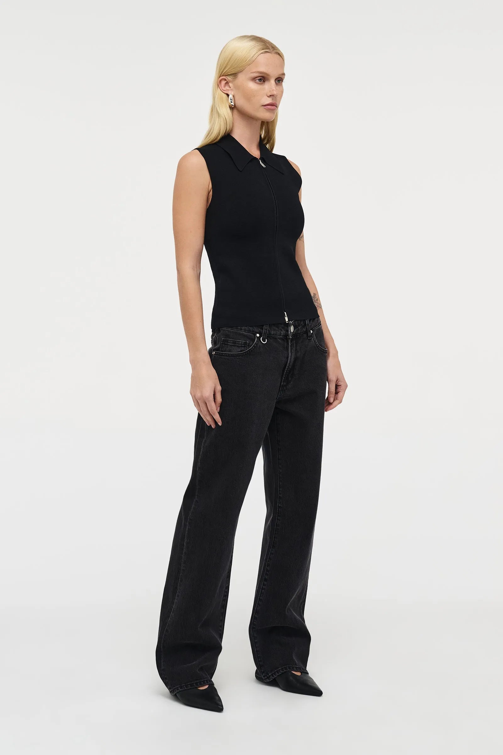 Daria Baggy Denim  - French Black