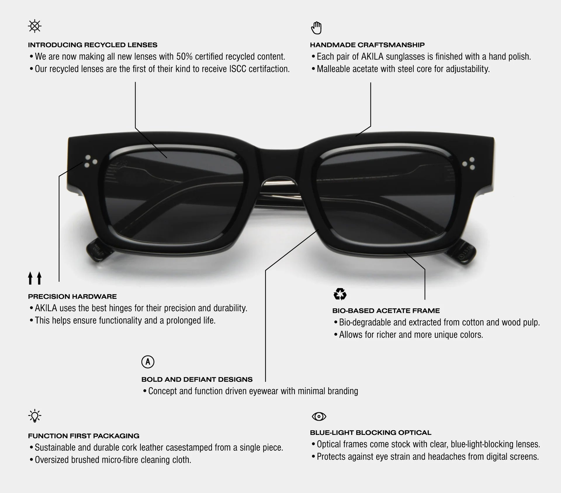 Akila | Buy Jupiter Sunglasses - Black/Black online | Good As Gold, NZ Akila | Buy Jupiter Sunglasses - Black/Black online | Good As Gold, NZ