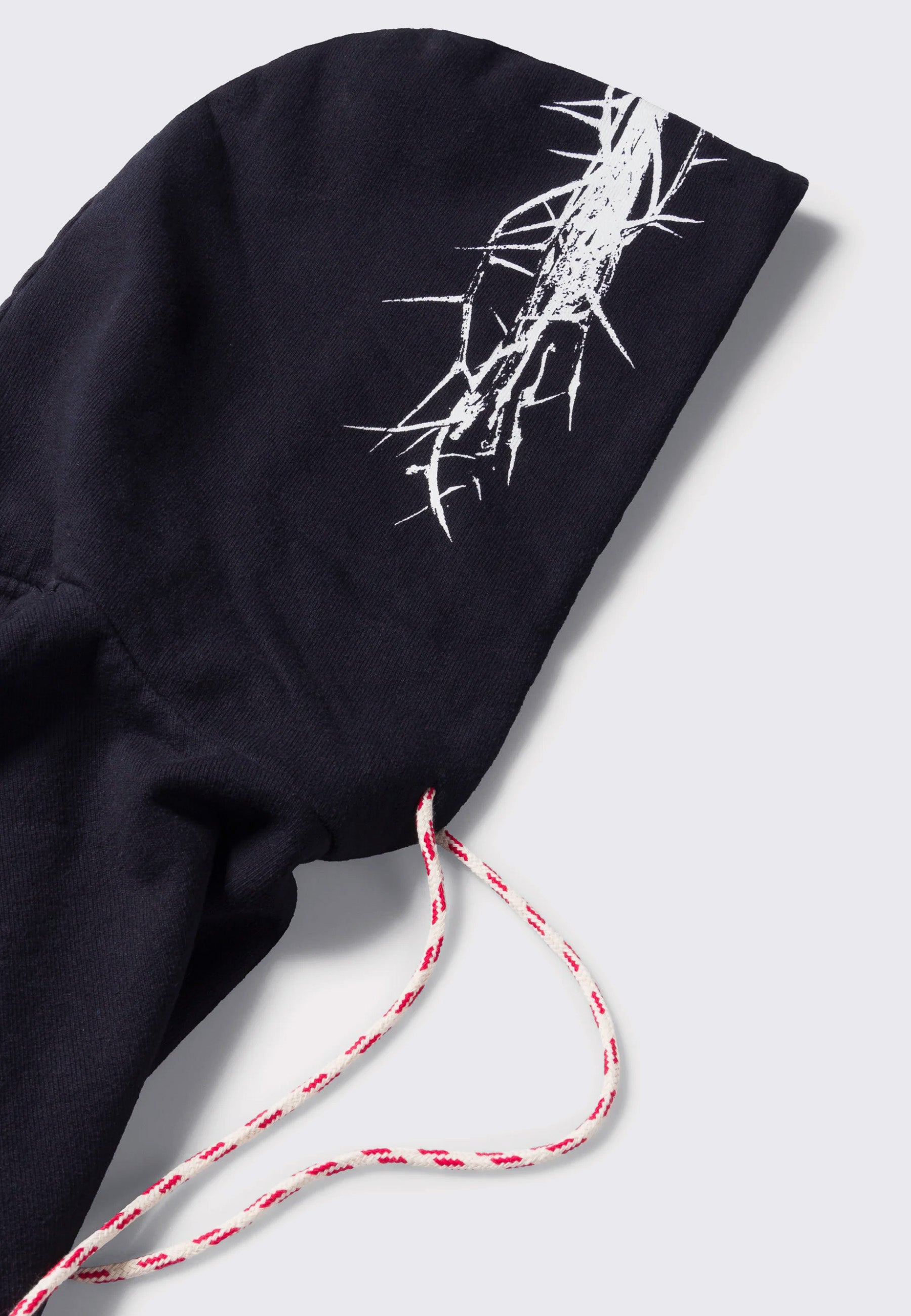 Nothing Matters Embroidered Hoodie - Black