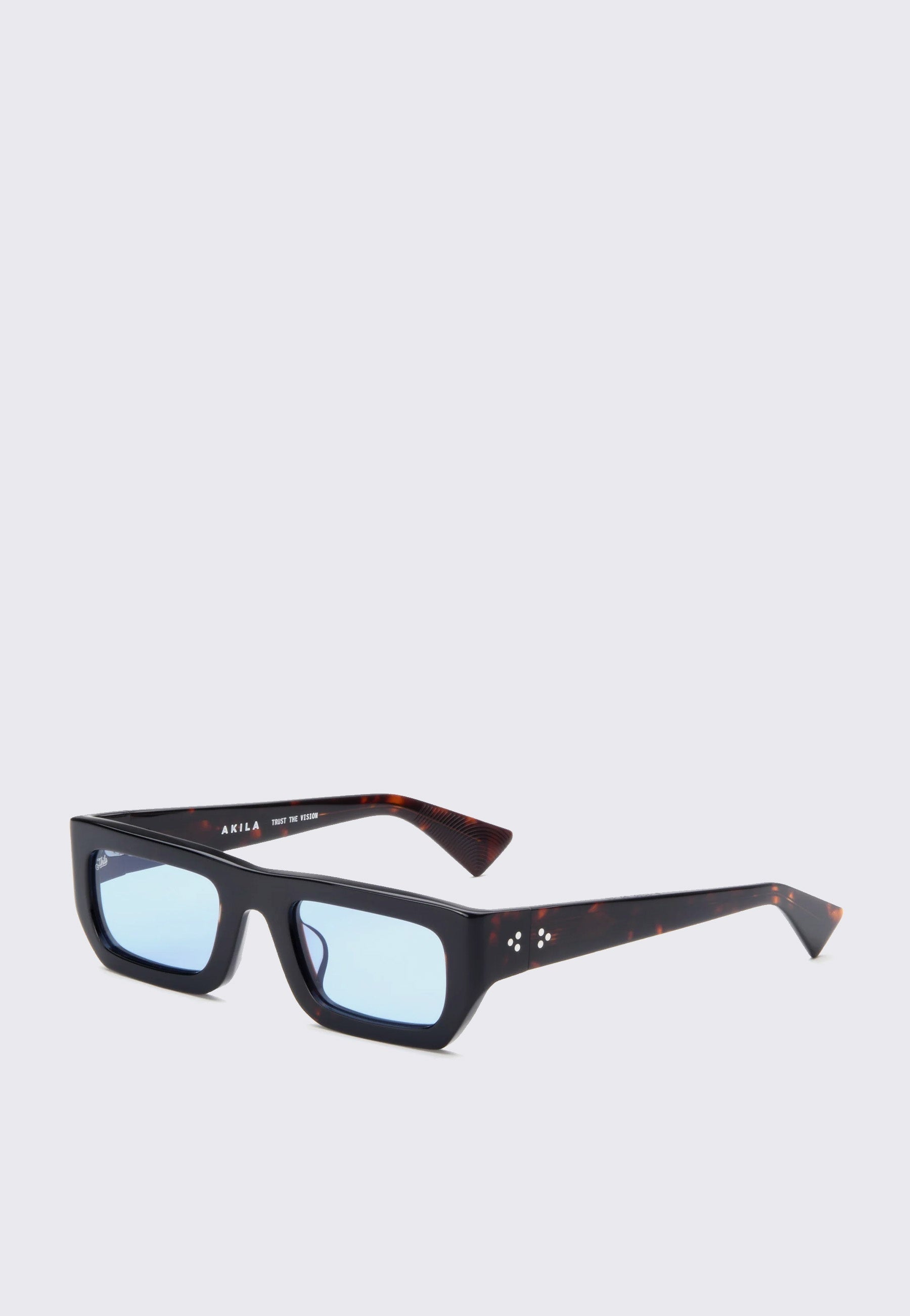 Polaris Sunglasses - Dark Tortoise/Blue