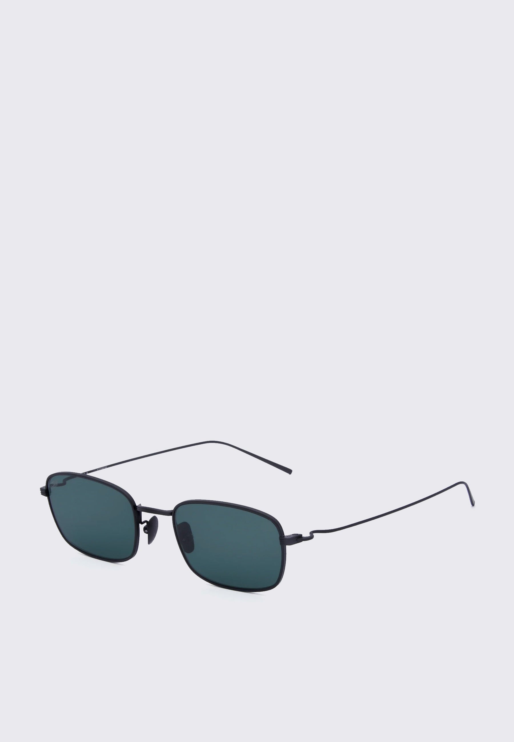 Grace Sunglasses - Matte Black/Teal