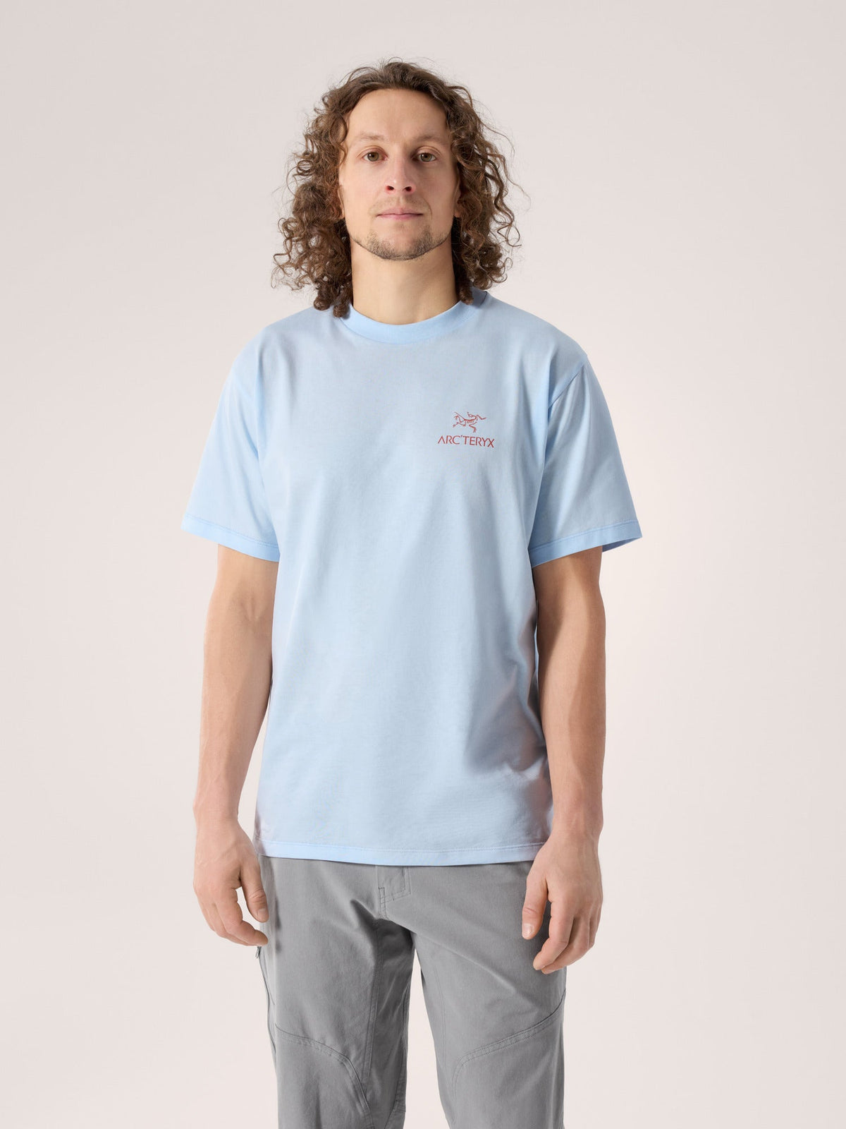 Kragg SL Cotton Bird Word - Alpine Blue/Stone Red