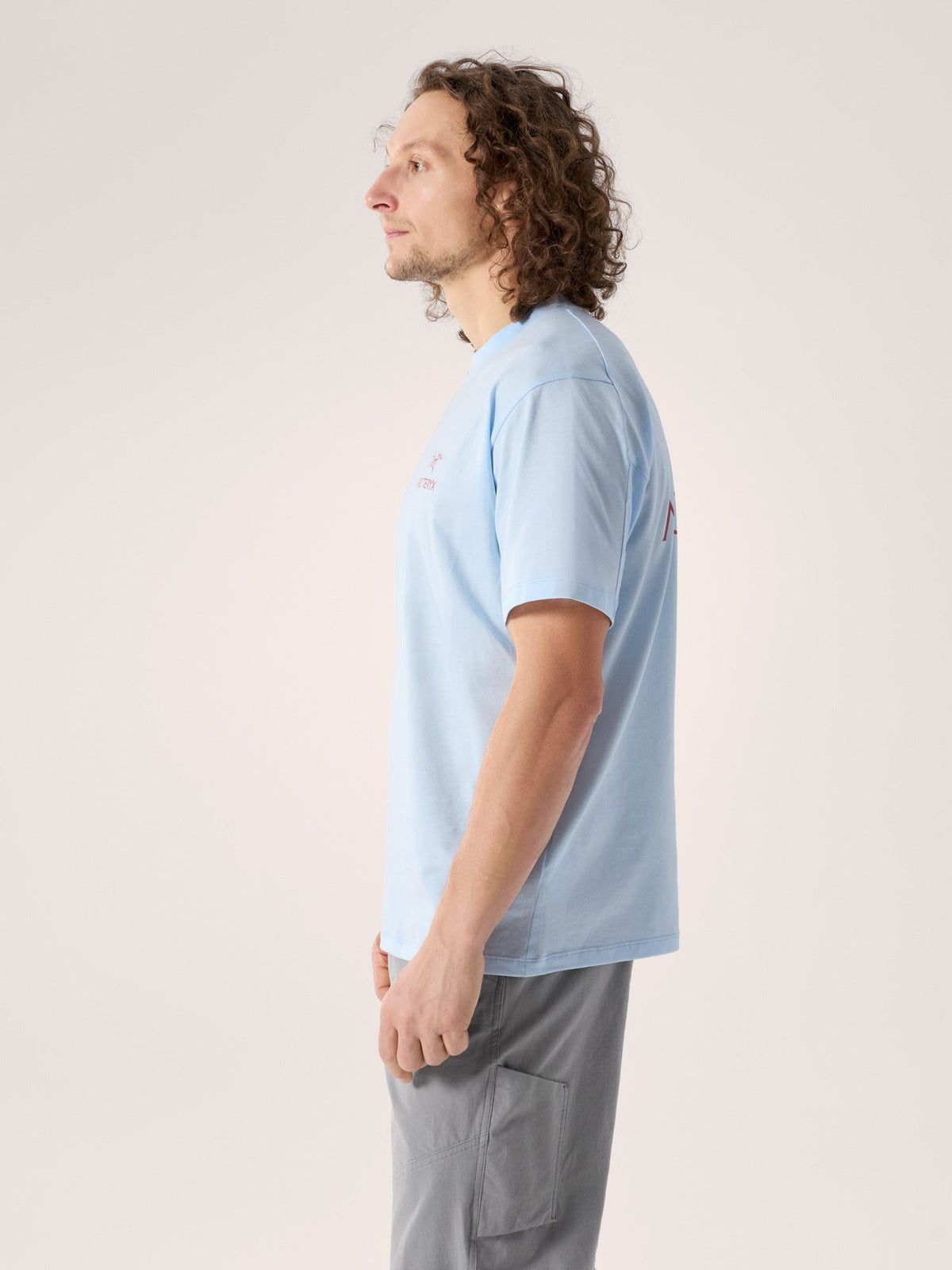 Kragg SL Cotton Bird Word - Alpine Blue/Stone Red