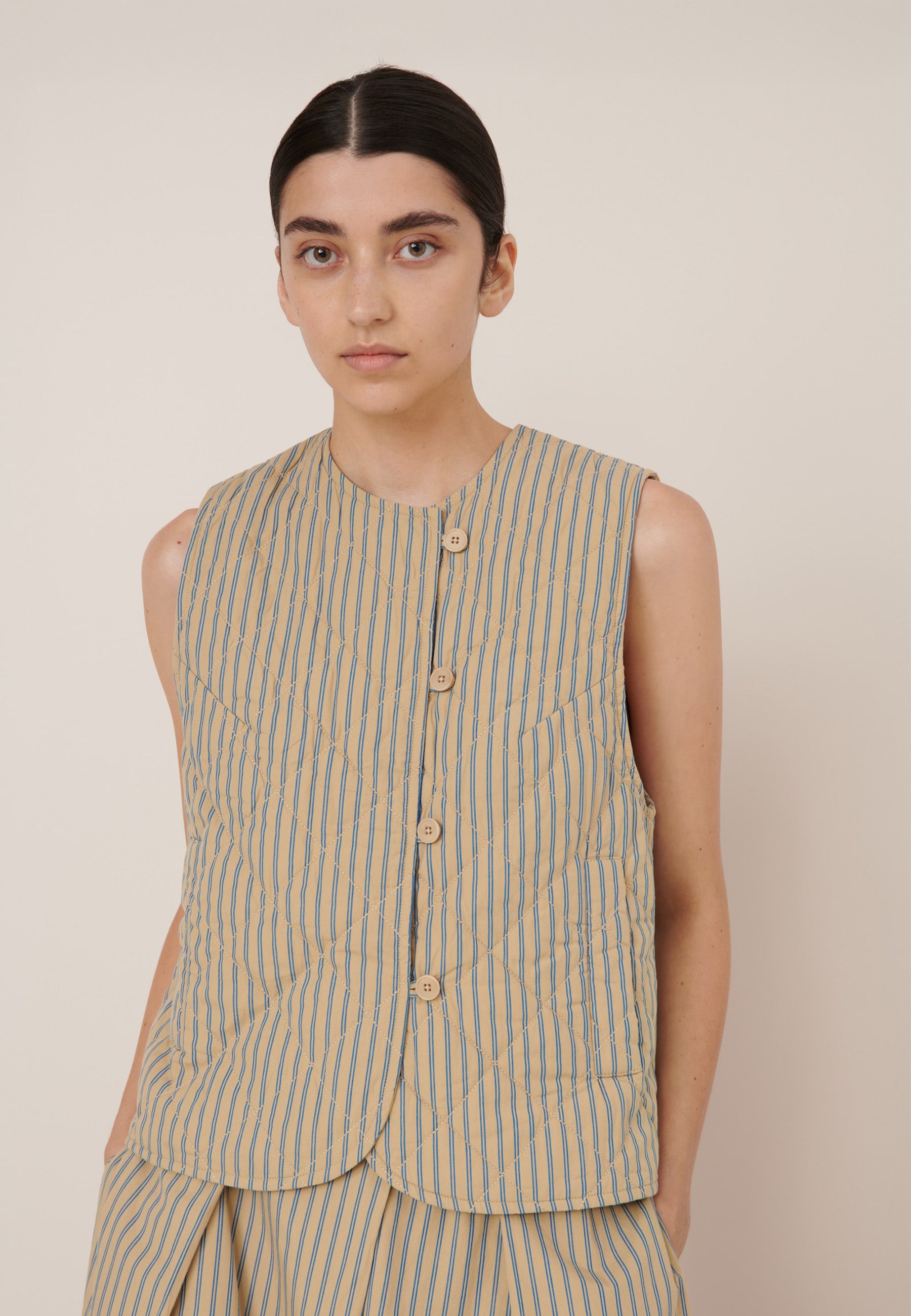 Axis Vest - Double Pinstripe