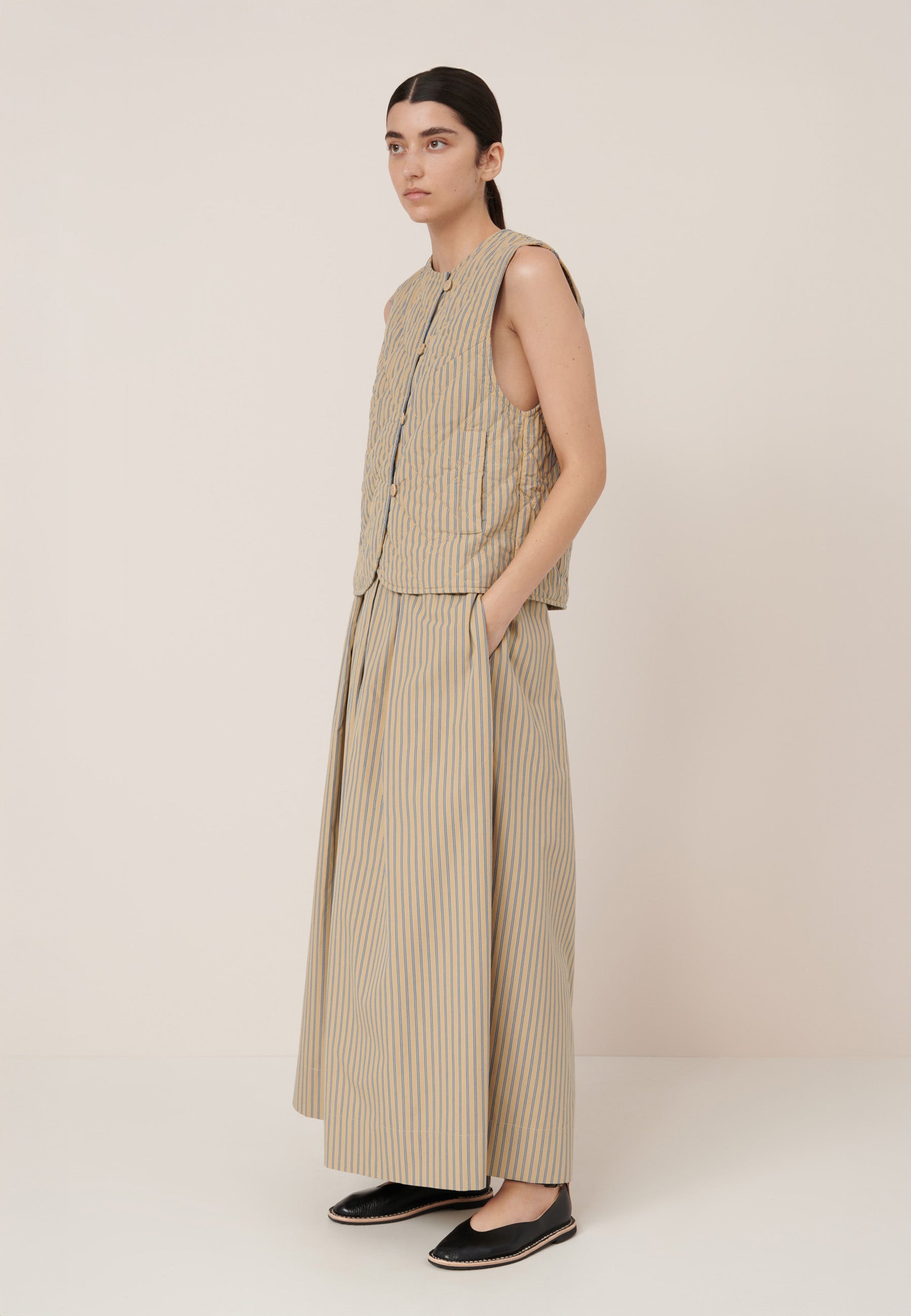 Axis Vest - Double Pinstripe
