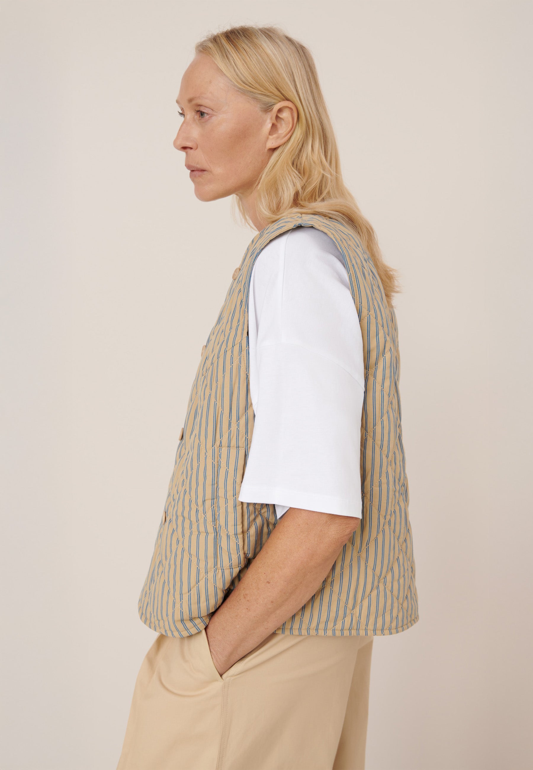 Axis Vest - Double Pinstripe