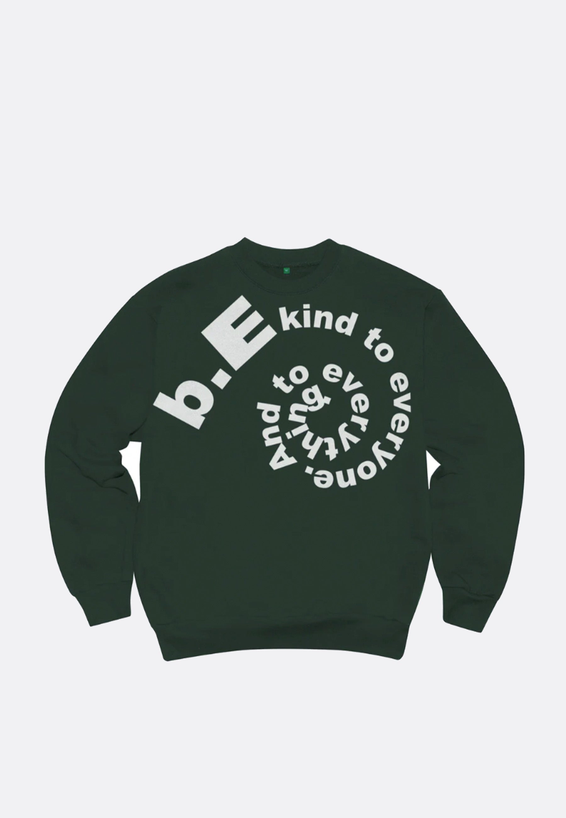 B.E Kind Swirl Crewneck Sweatshirt - Green