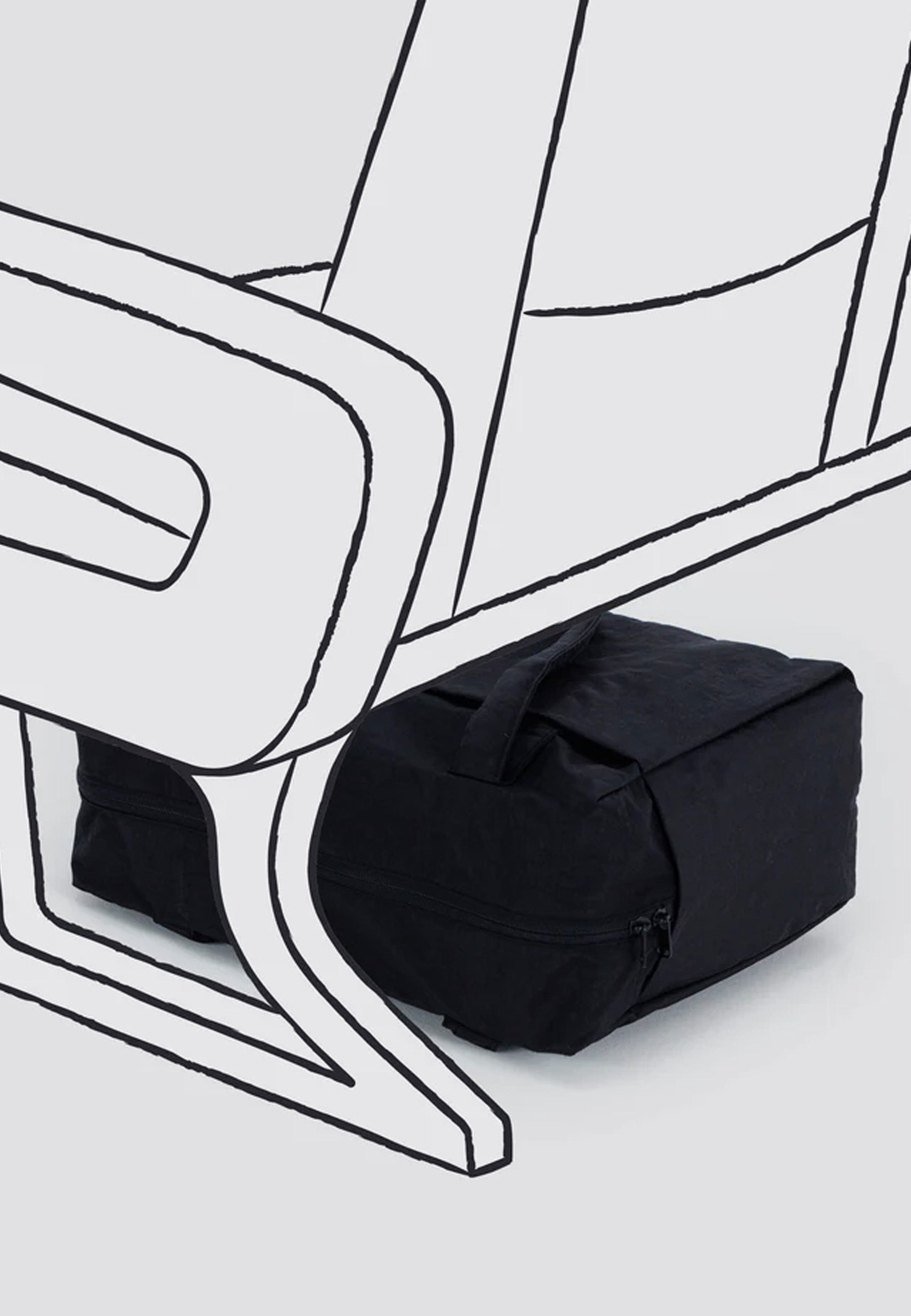 Small Cloud Carry On Bag - Black