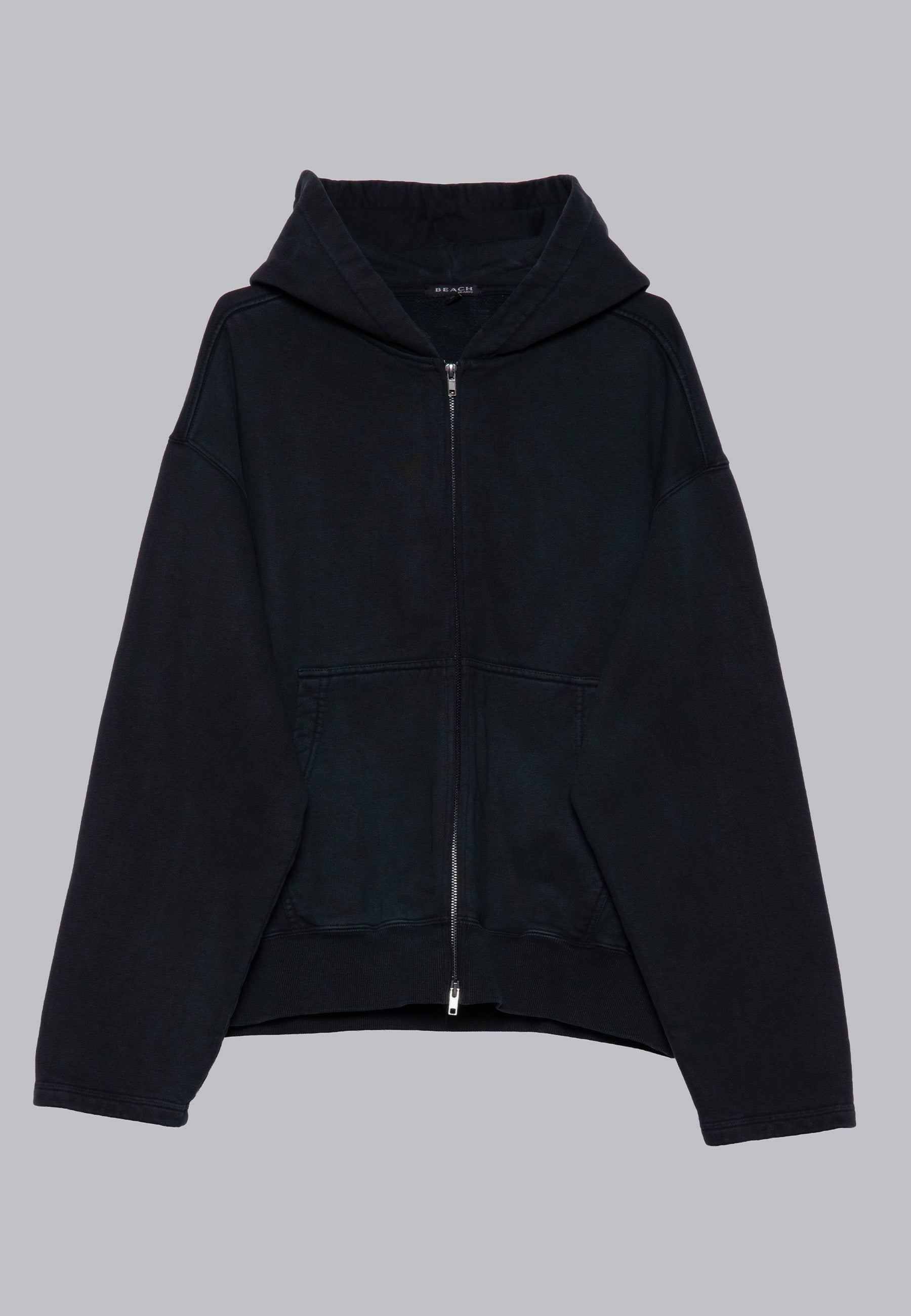 Tour Zip Hood - Black