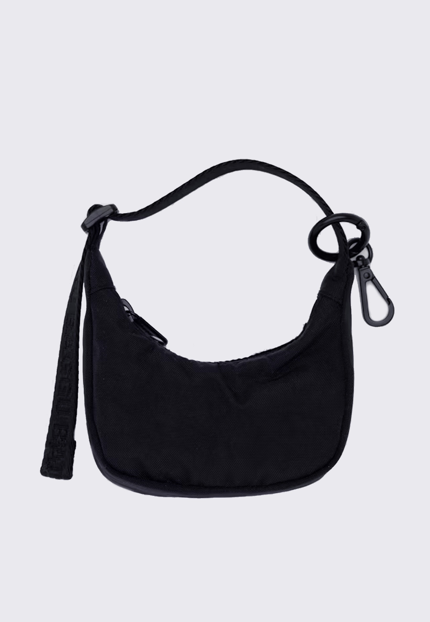 Crescent Bag Charm - Black