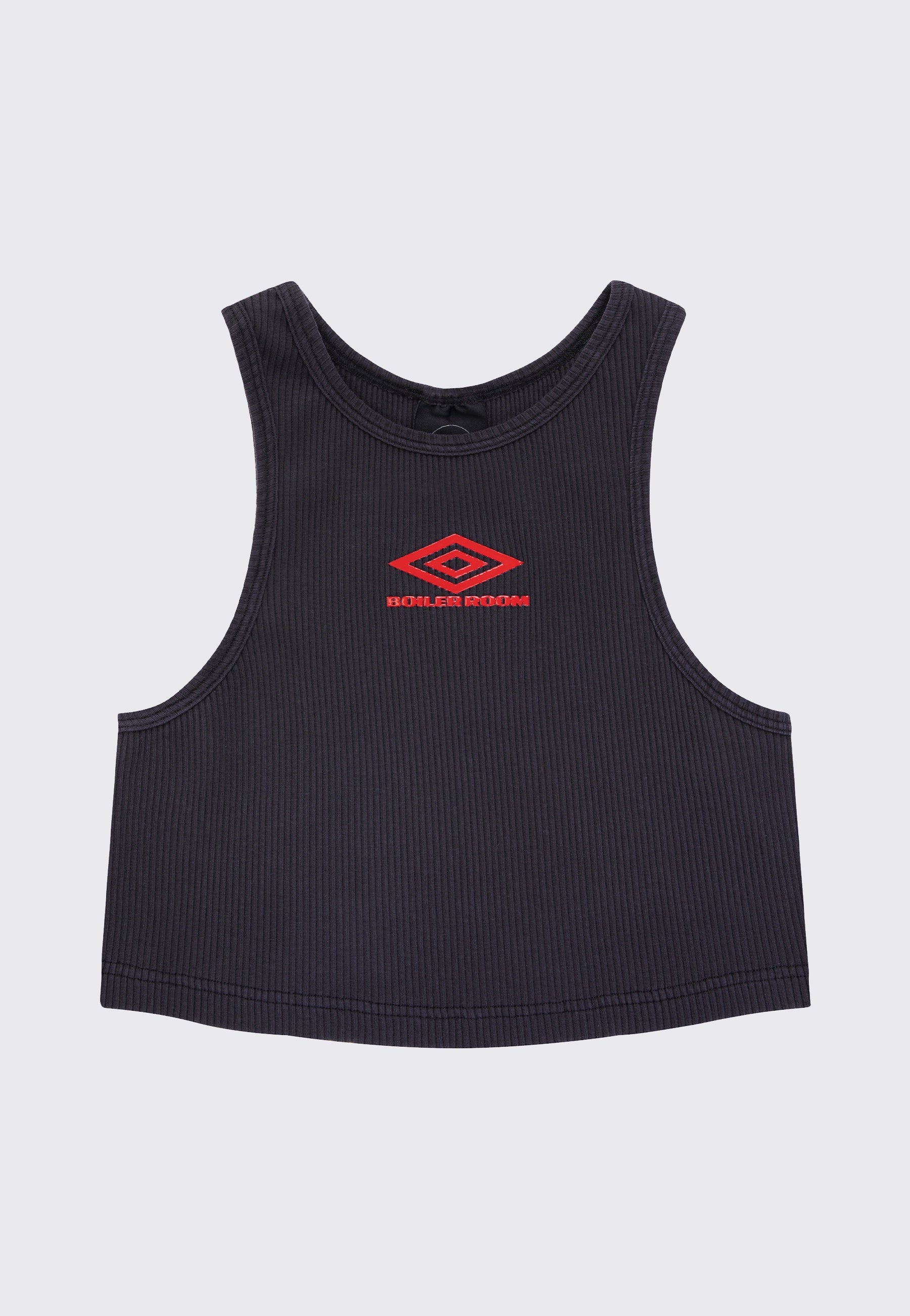 Boiler Room x Umbro Football Ribbed Top - Black