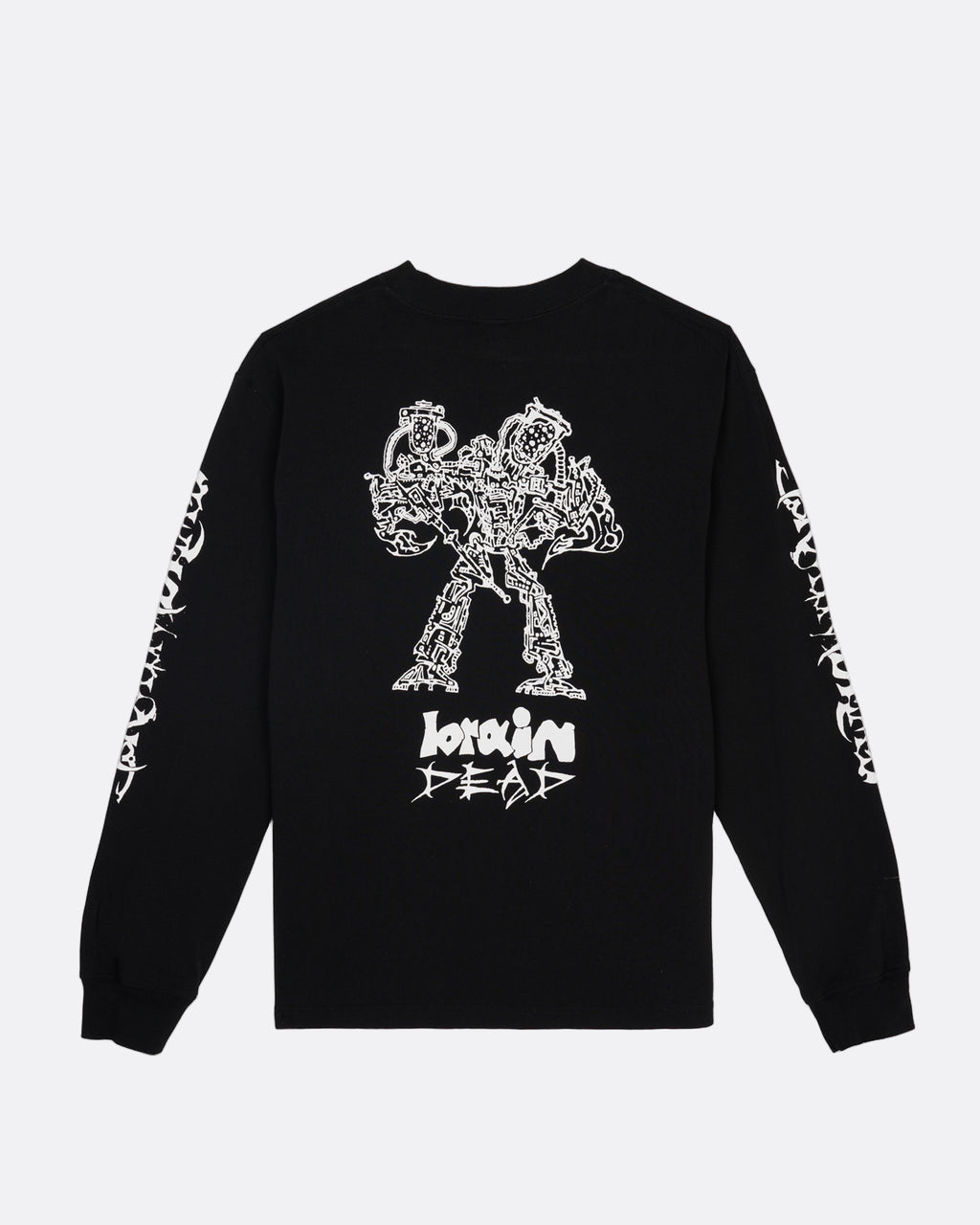 Skull Mech LS T-Shirt - Black