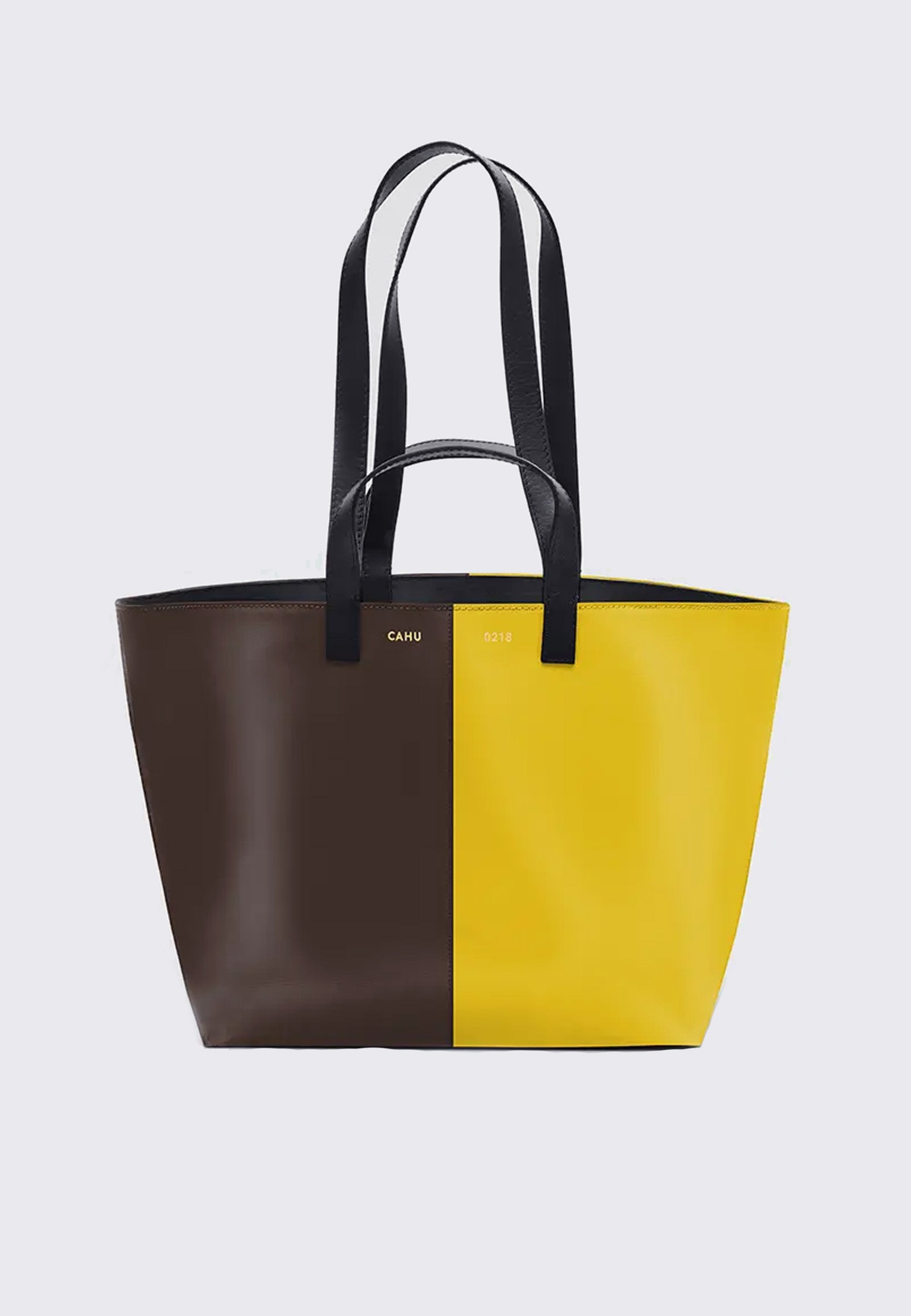 Le Pratique Small Bigout Bag - Brown/Yellow