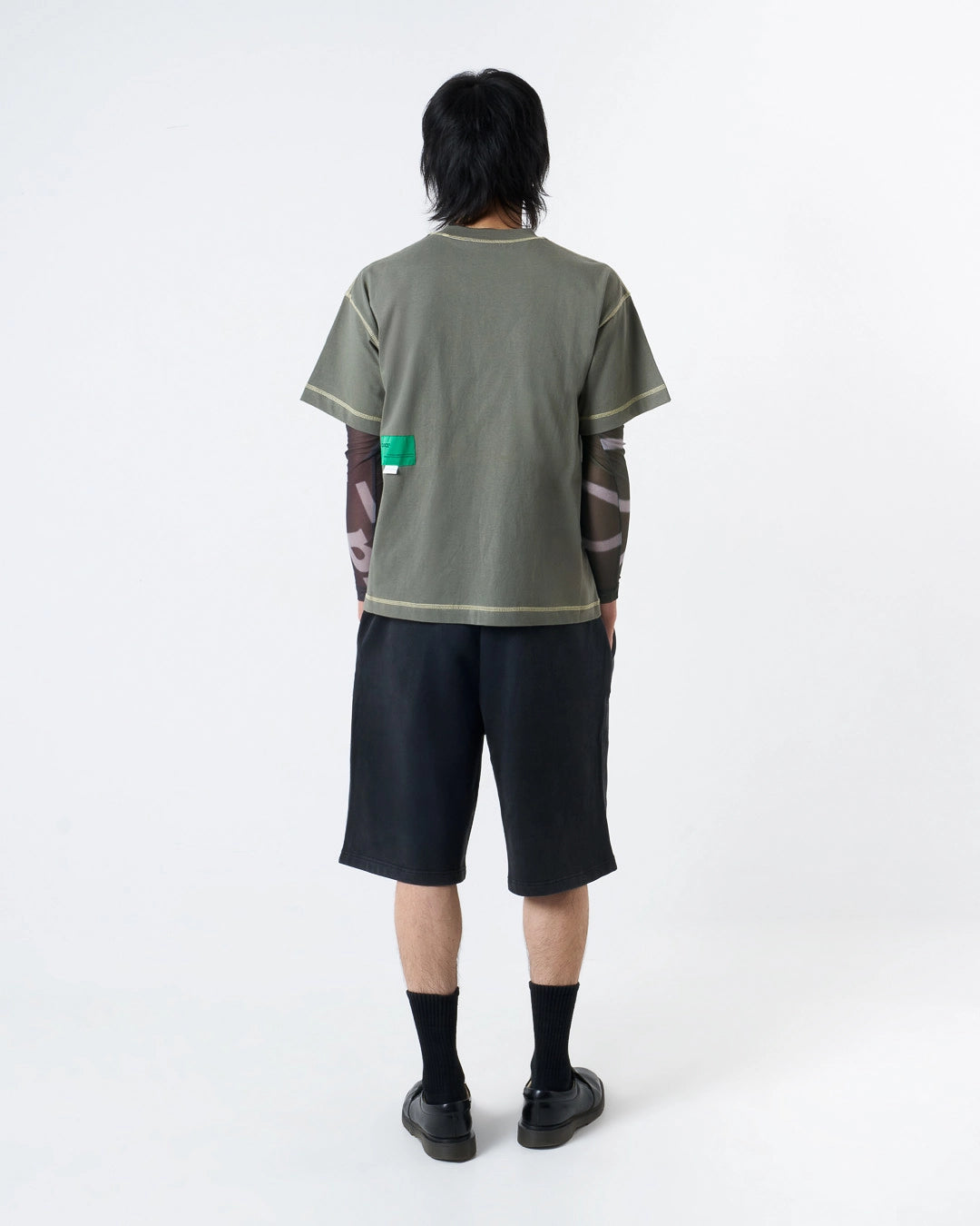 Contrast T-Shirt - Sage