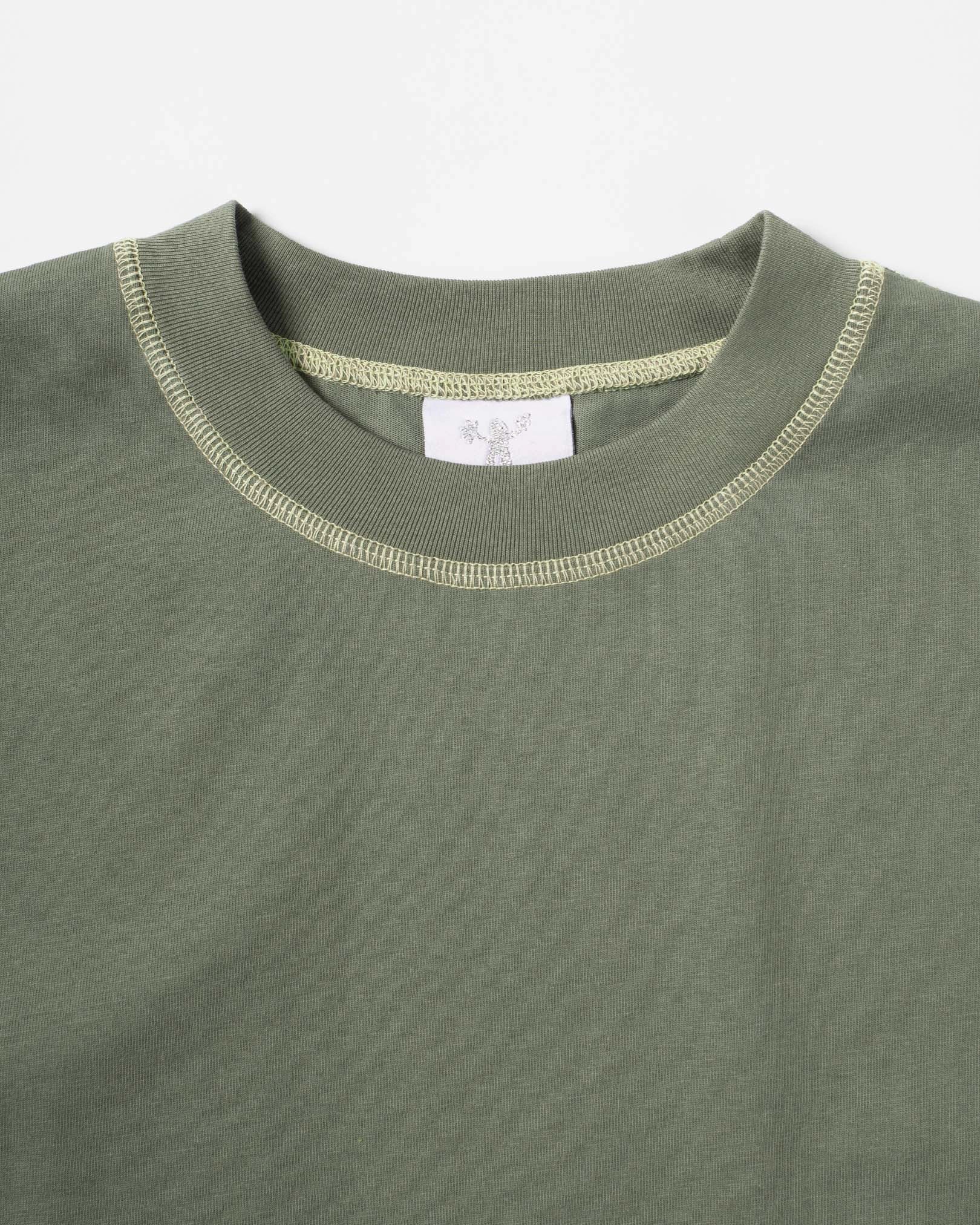 Contrast T-Shirt - Sage