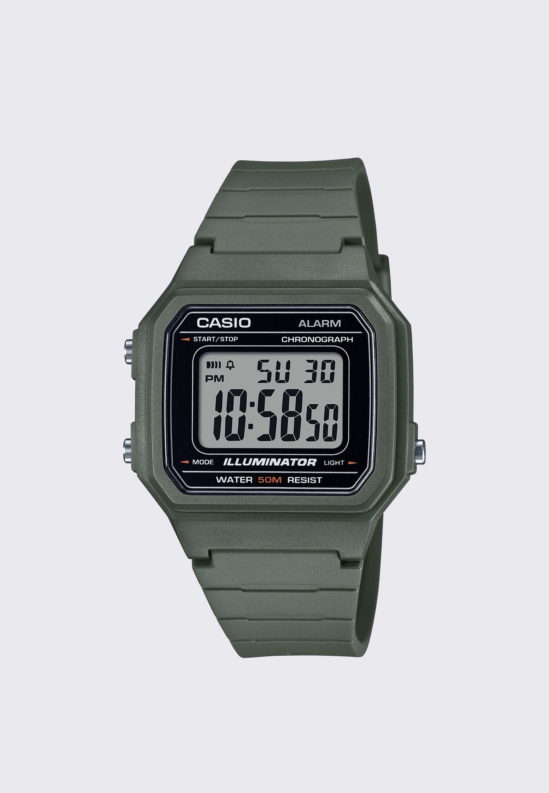 Digital Watch (W217H-3A) - Green