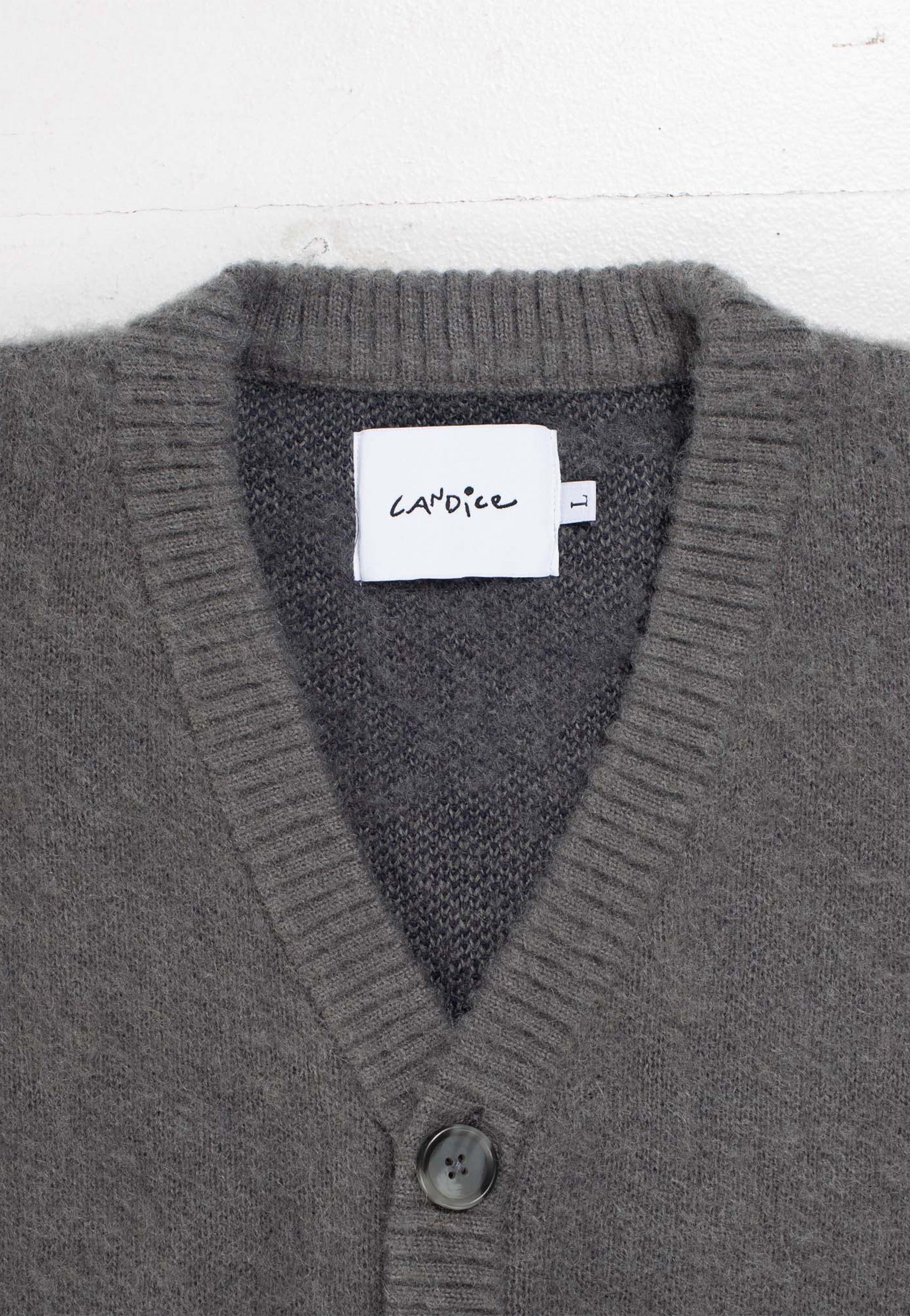 CFY Mohair Cardigan - Grey