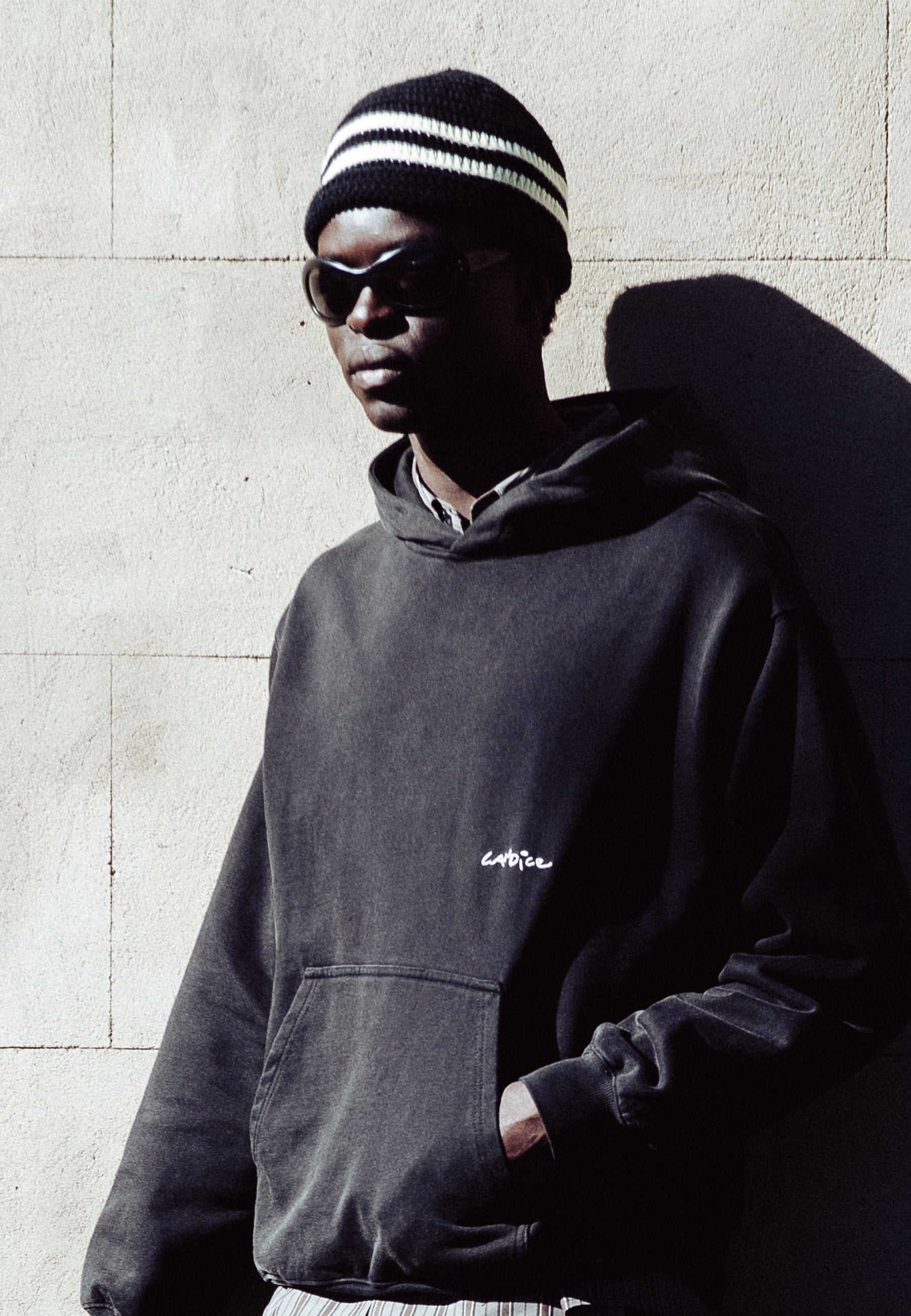 Striped Crochet Beanie