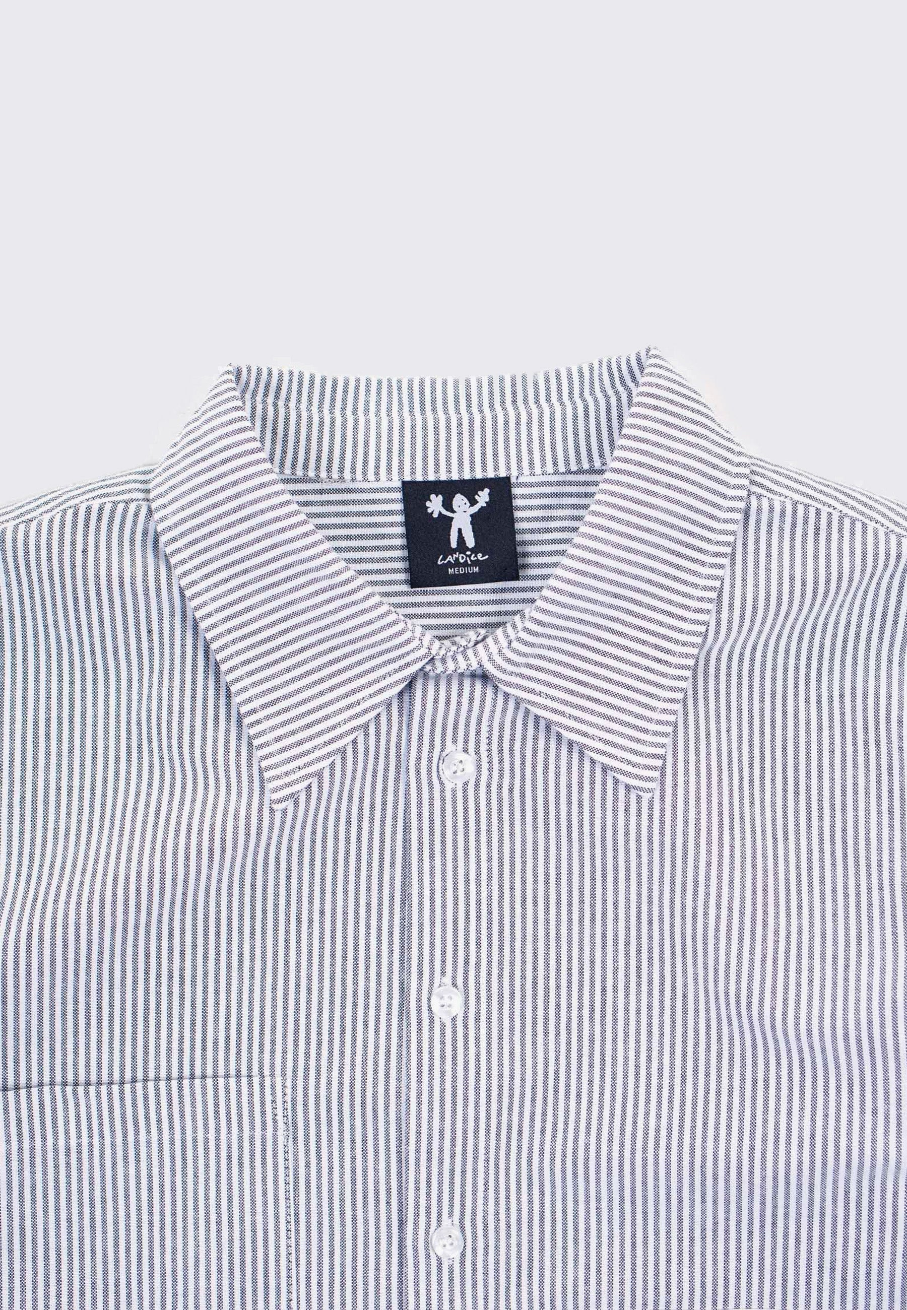 Hamsa Oxford Button Up - Black/White