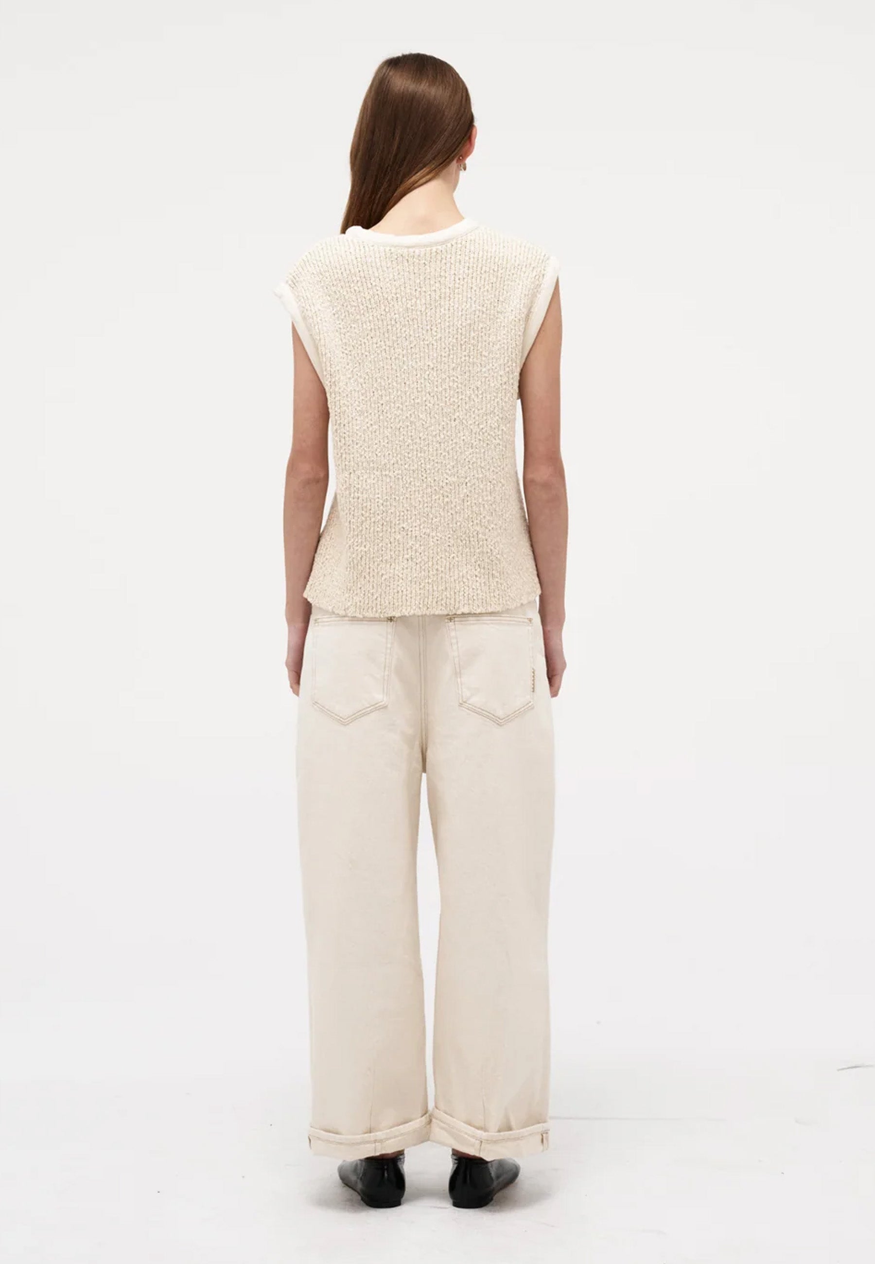 Cecil Knit Top - Cream