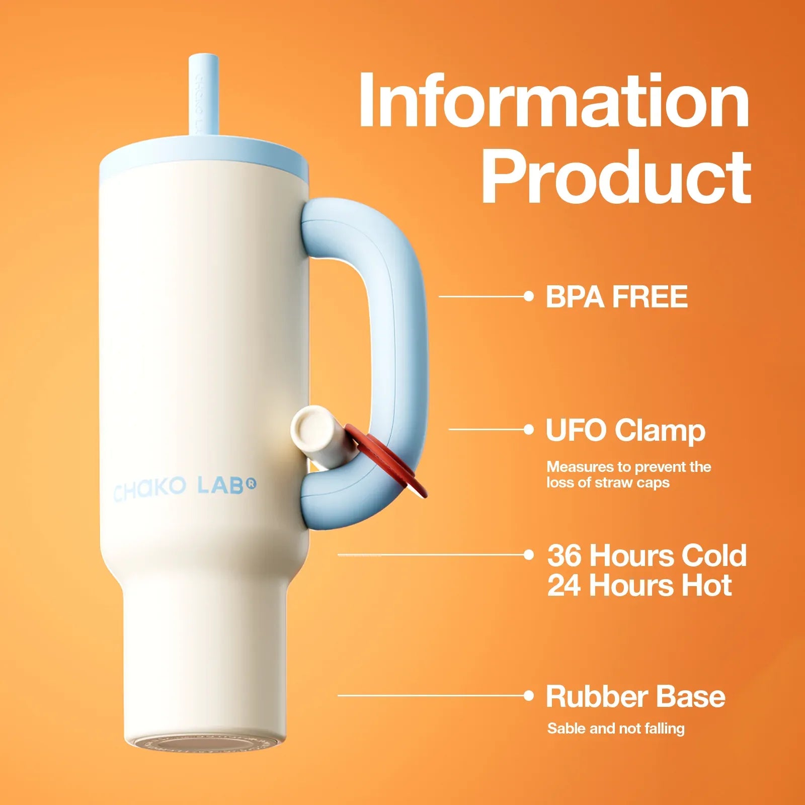 Bawang Tumbler - White/Blue