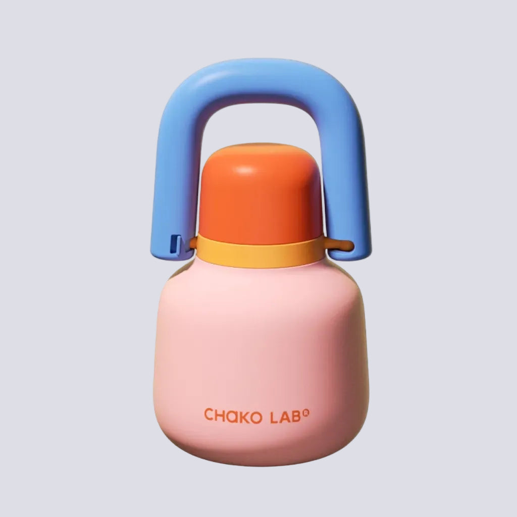 Hanging Pot Water Bottle - Blue/Pink