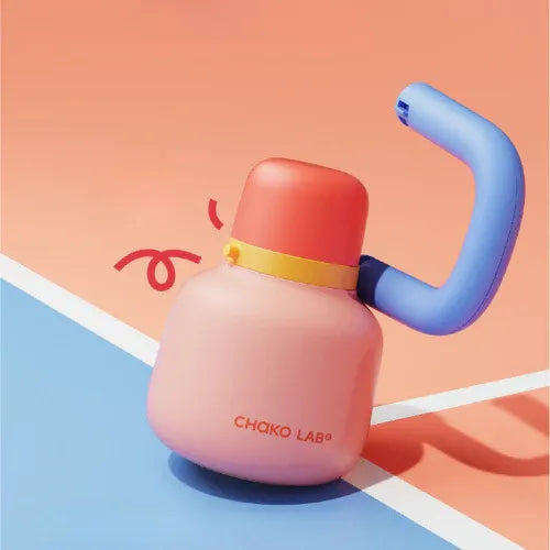 Hanging Pot Water Bottle - Blue/Pink