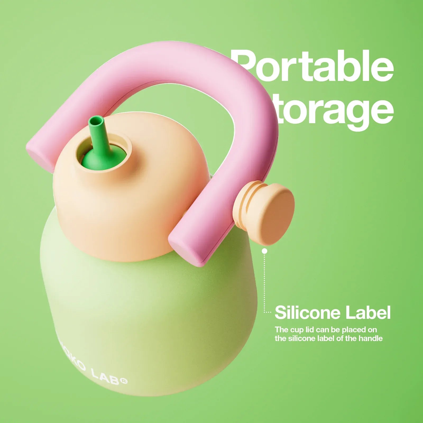 Linlin Kettle Water Bottle -Stainless - New Green