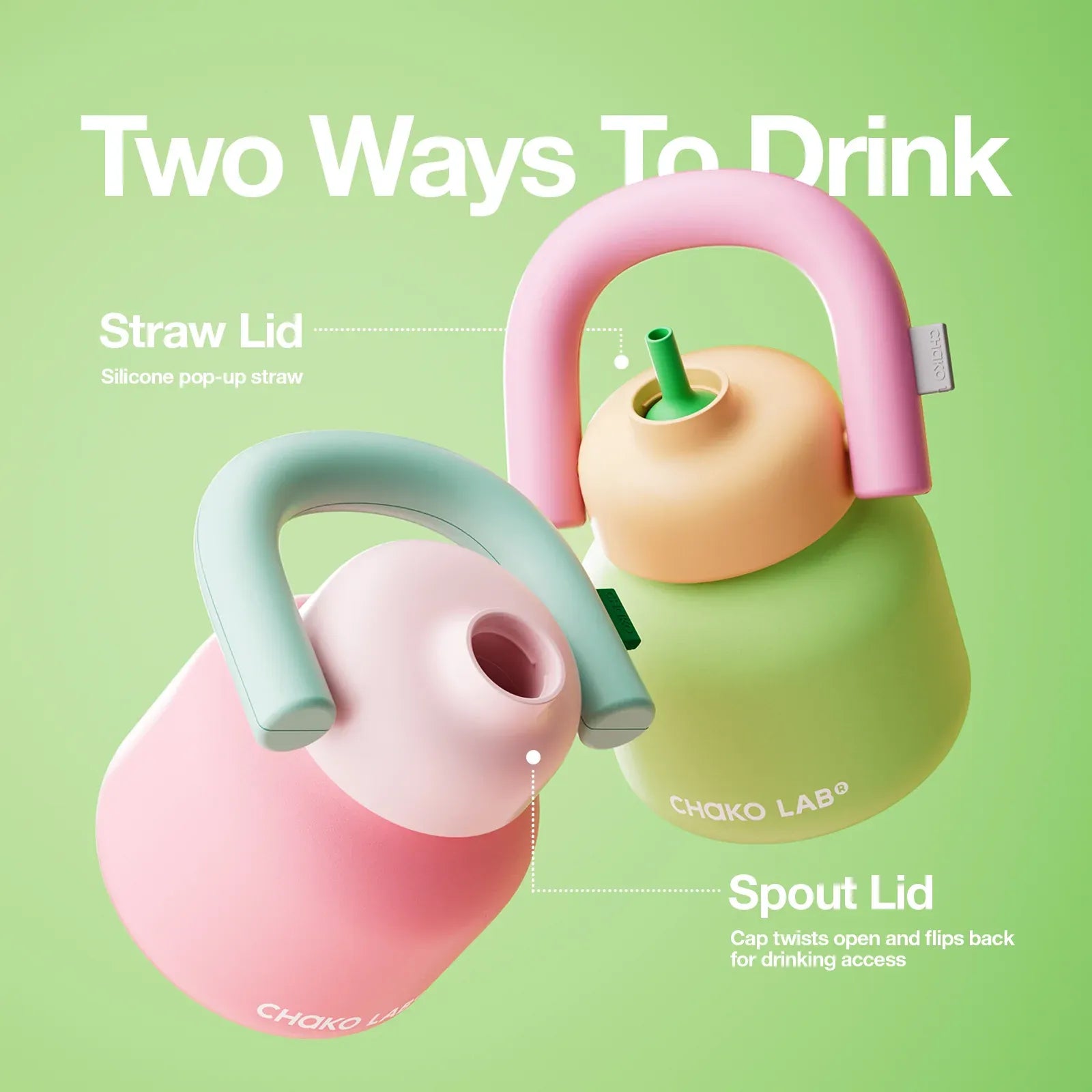 Linlin Kettle Water Bottle -Stainless - New Green