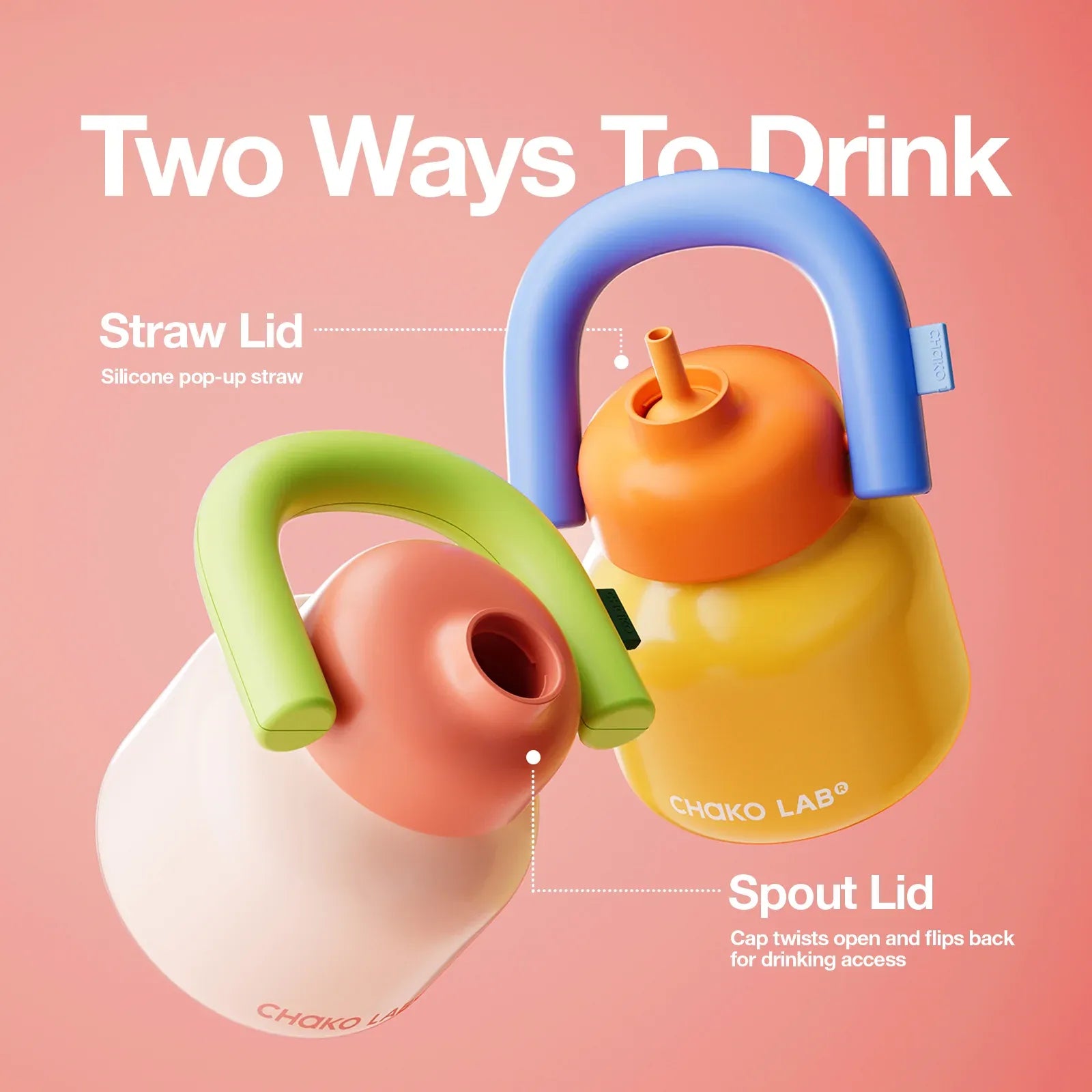 Linlin Kettle Water Bottle -Stainless - Pink