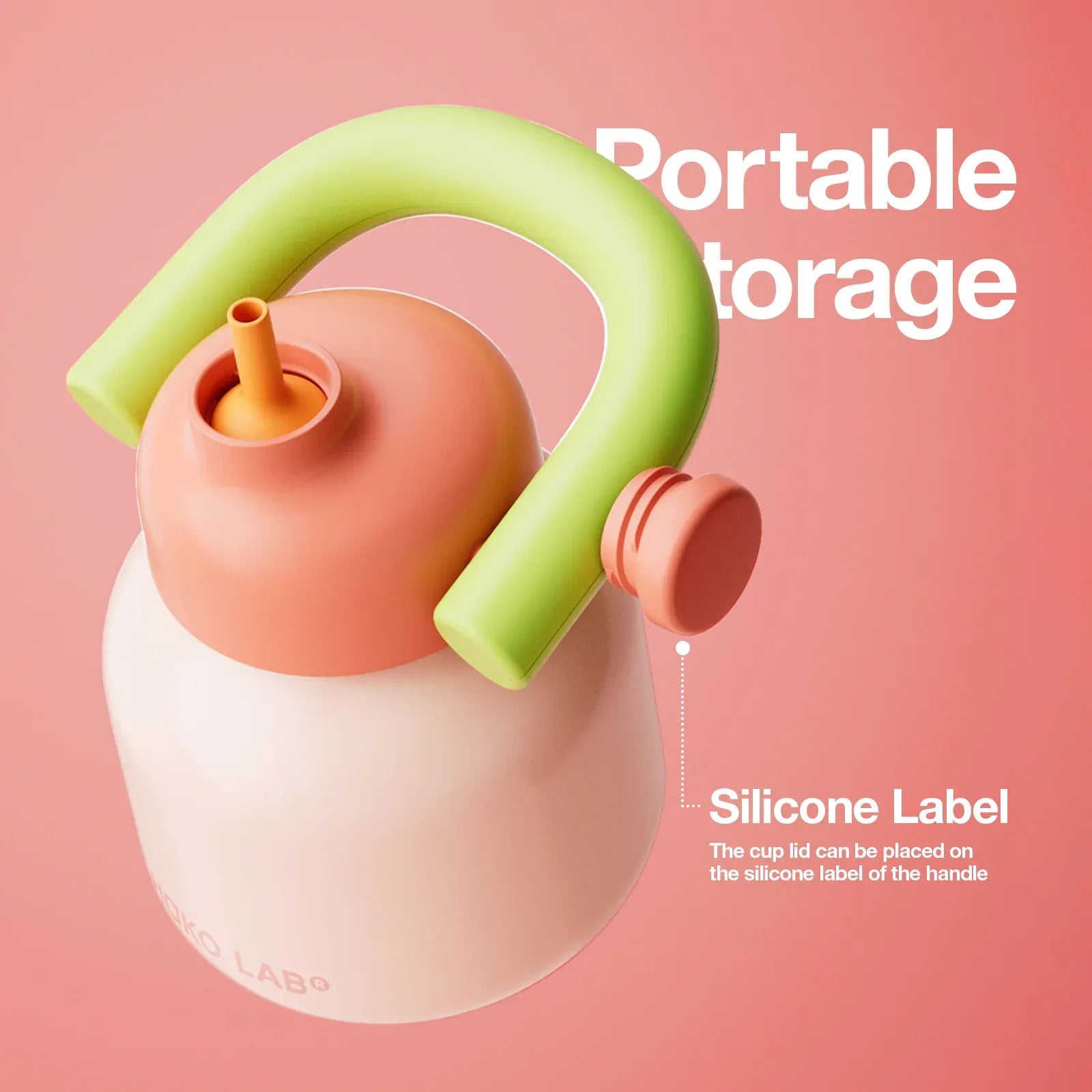 Linlin Kettle Water Bottle -Stainless - Pink