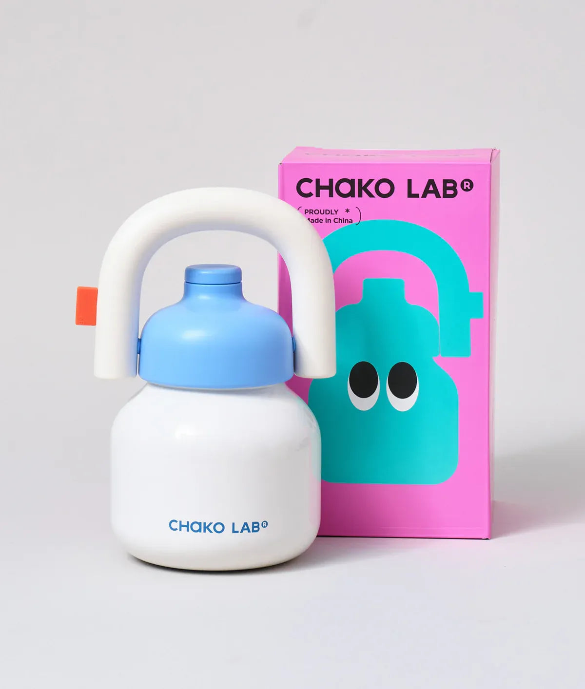 Linlin Kettle Water Bottle -Stainless - White