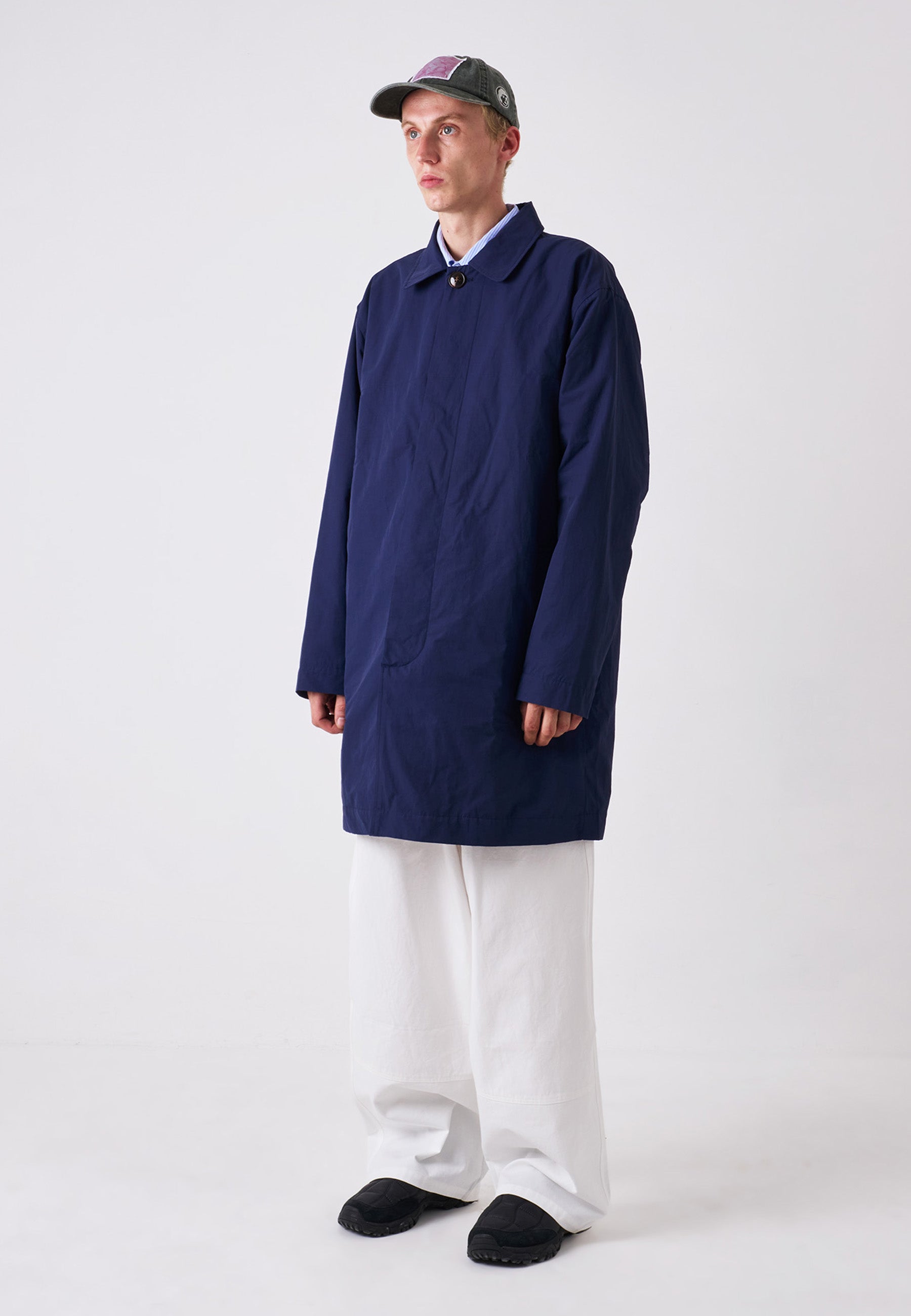 Clarke Mac Coat - Navy