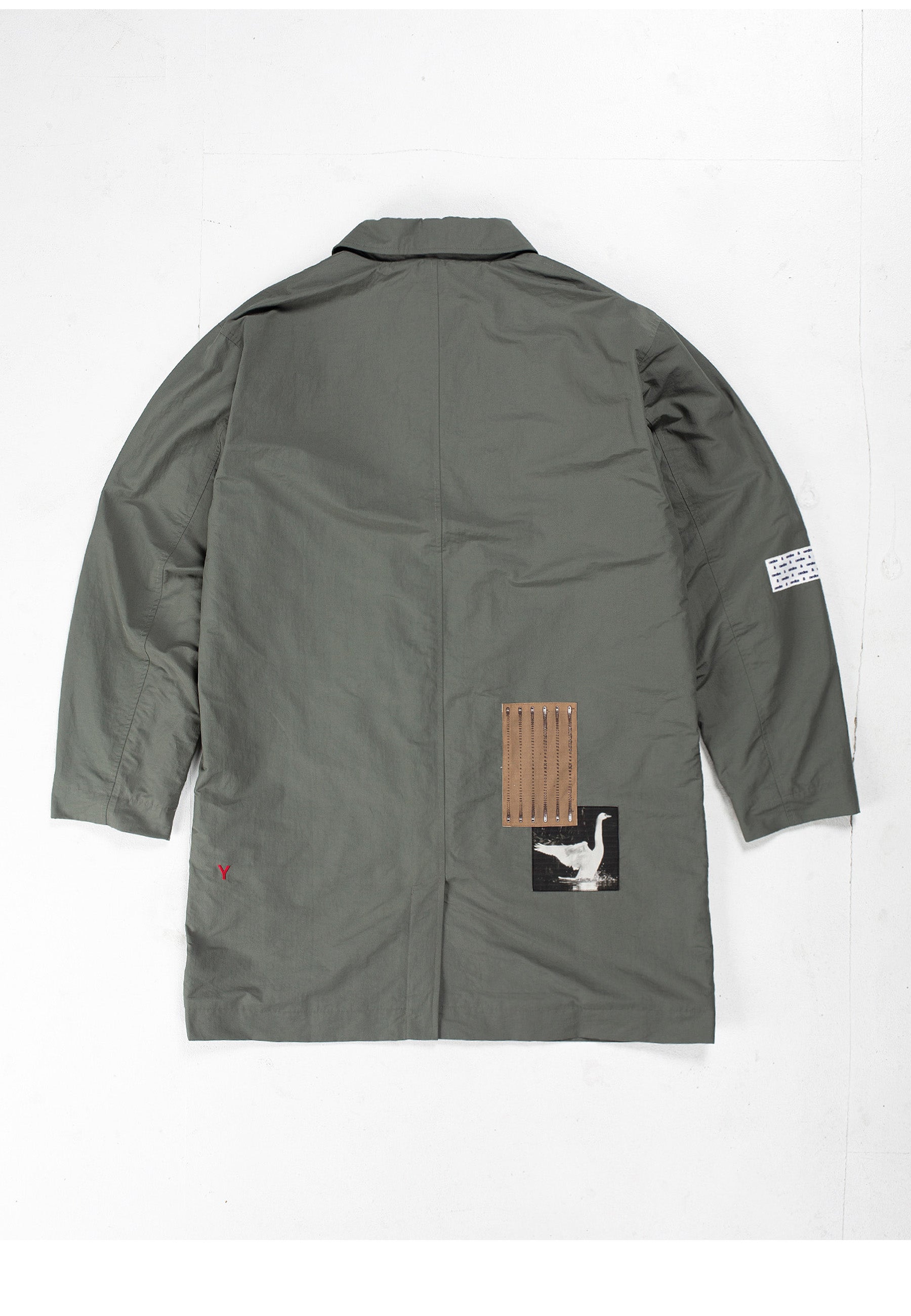 Clarke Patch Mac Coat - Sage