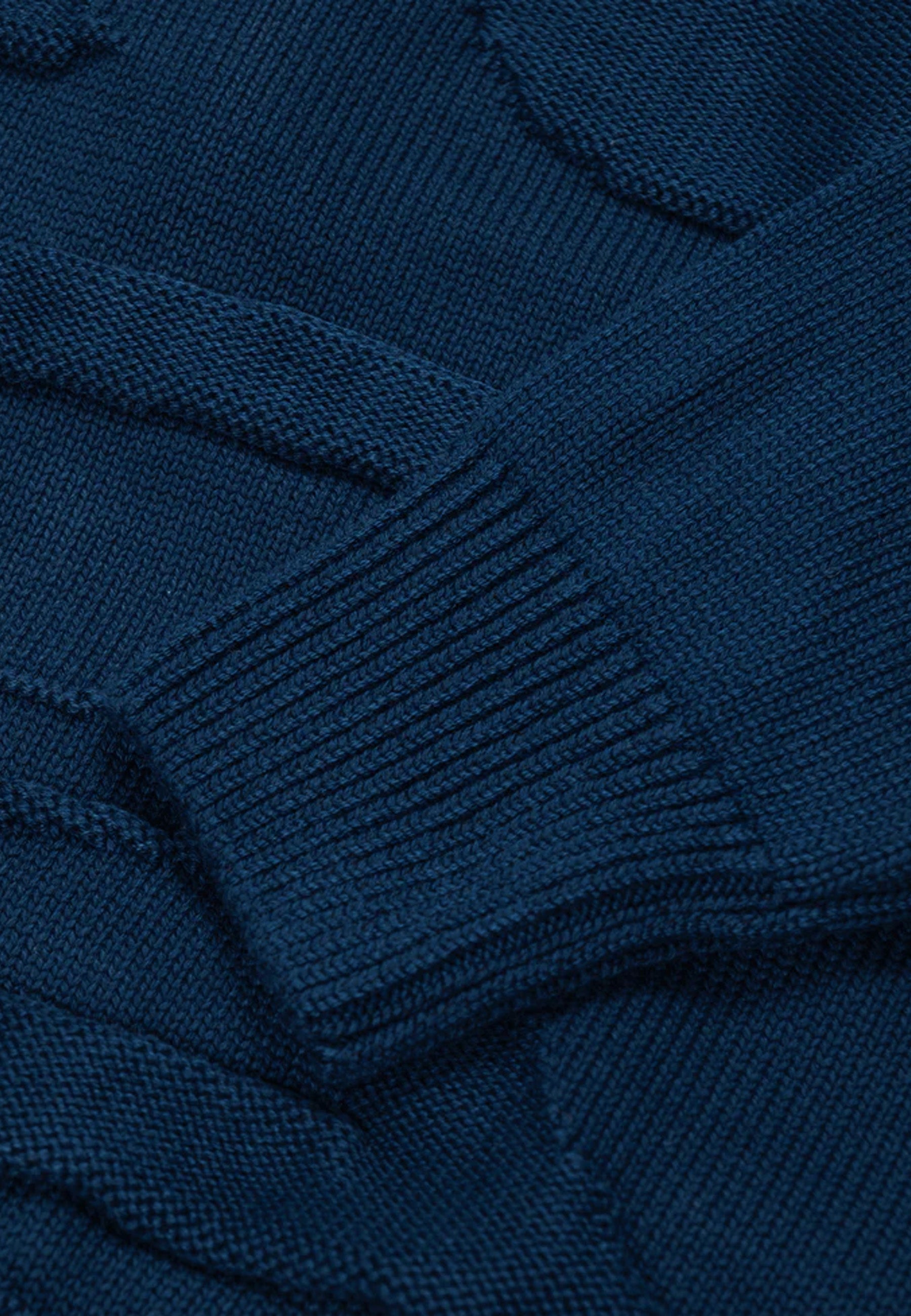 Triple Logo Crew Knit - Navy