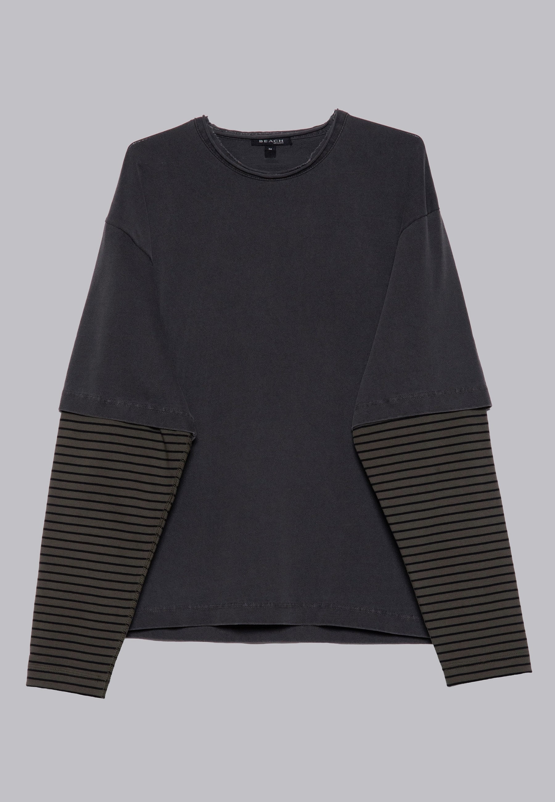 Dream Layer LS Shirt - Charcoal Stripe