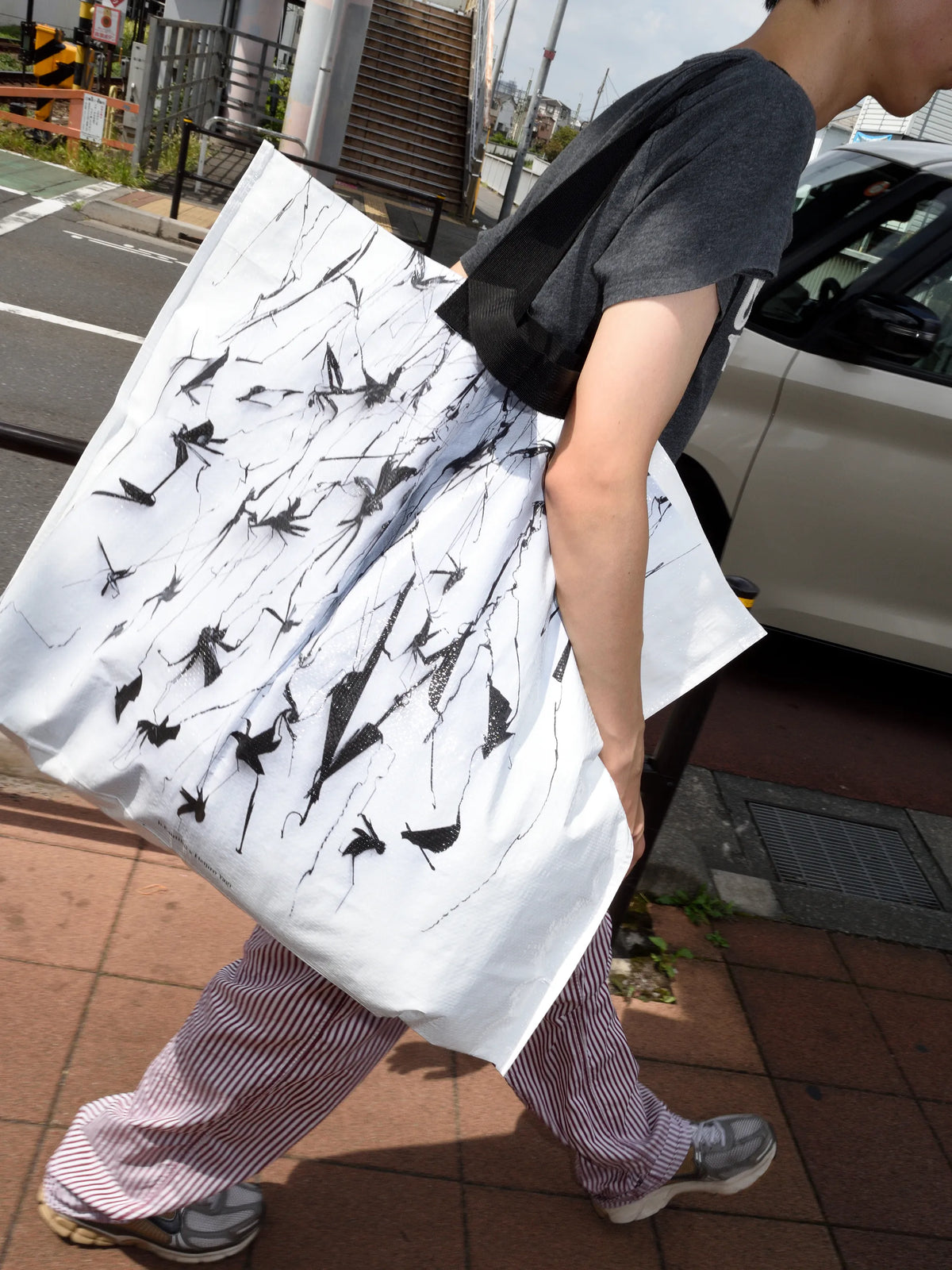 b.Eautiful x Heijiro Yagi Mega Bag - White/Black