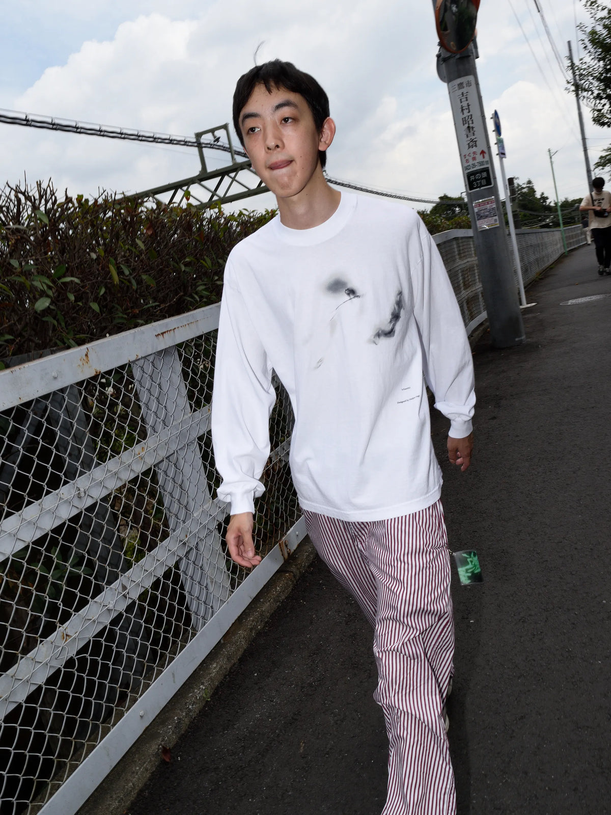 b.Eautiful x Heijiro Yagi Untitled.2427 LS Shirt - White